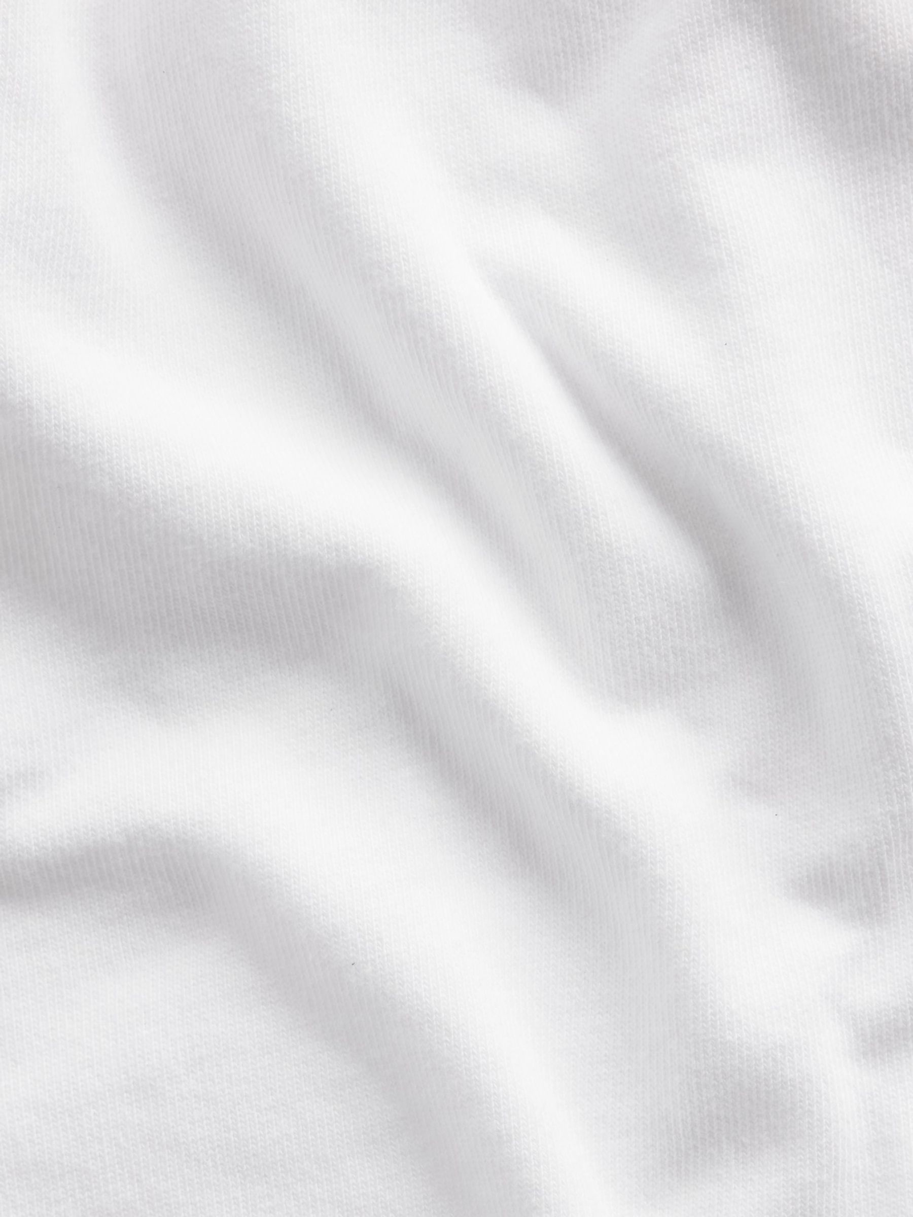 White 3.5 inch VintageSoft French Terry Relaxed Sweat Shorts - Image 6 of 6