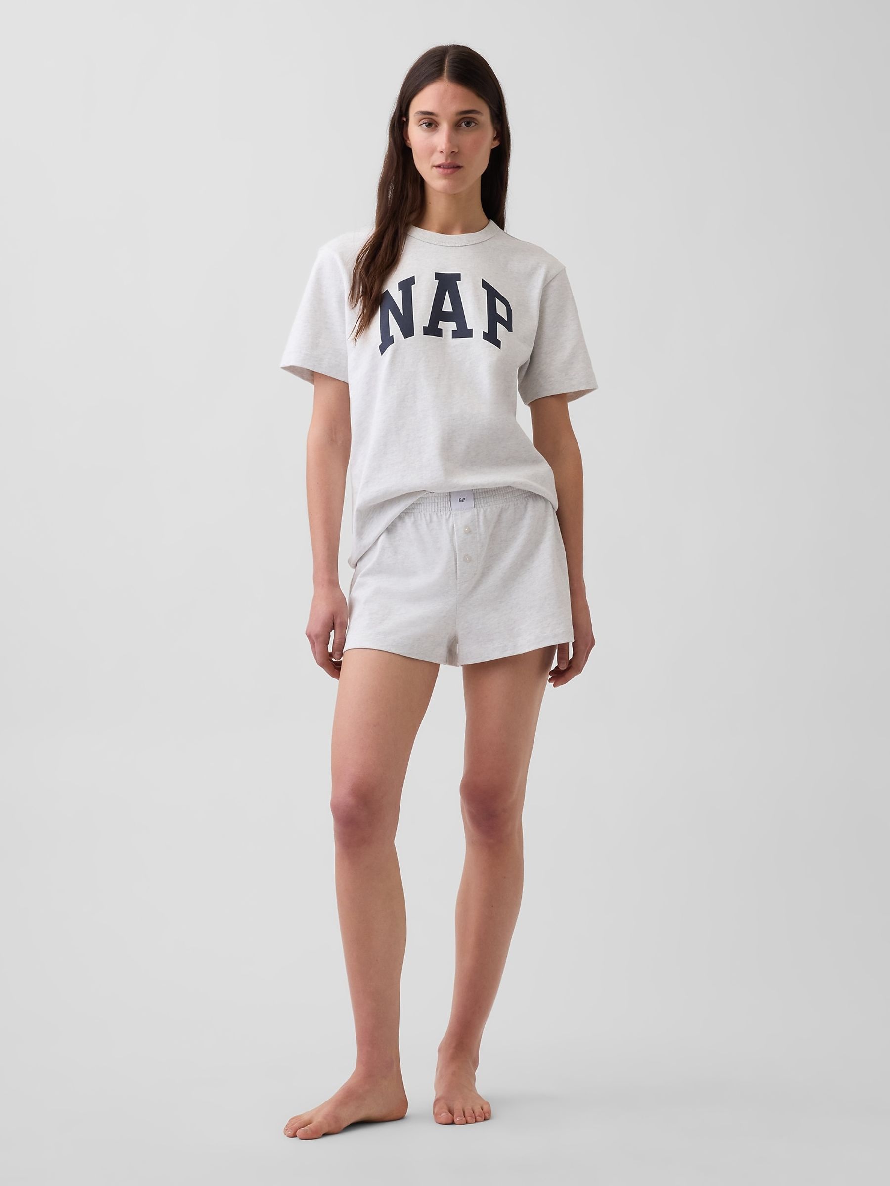 Grey Pyjamas Boxer Shorts - Image 4 of 5