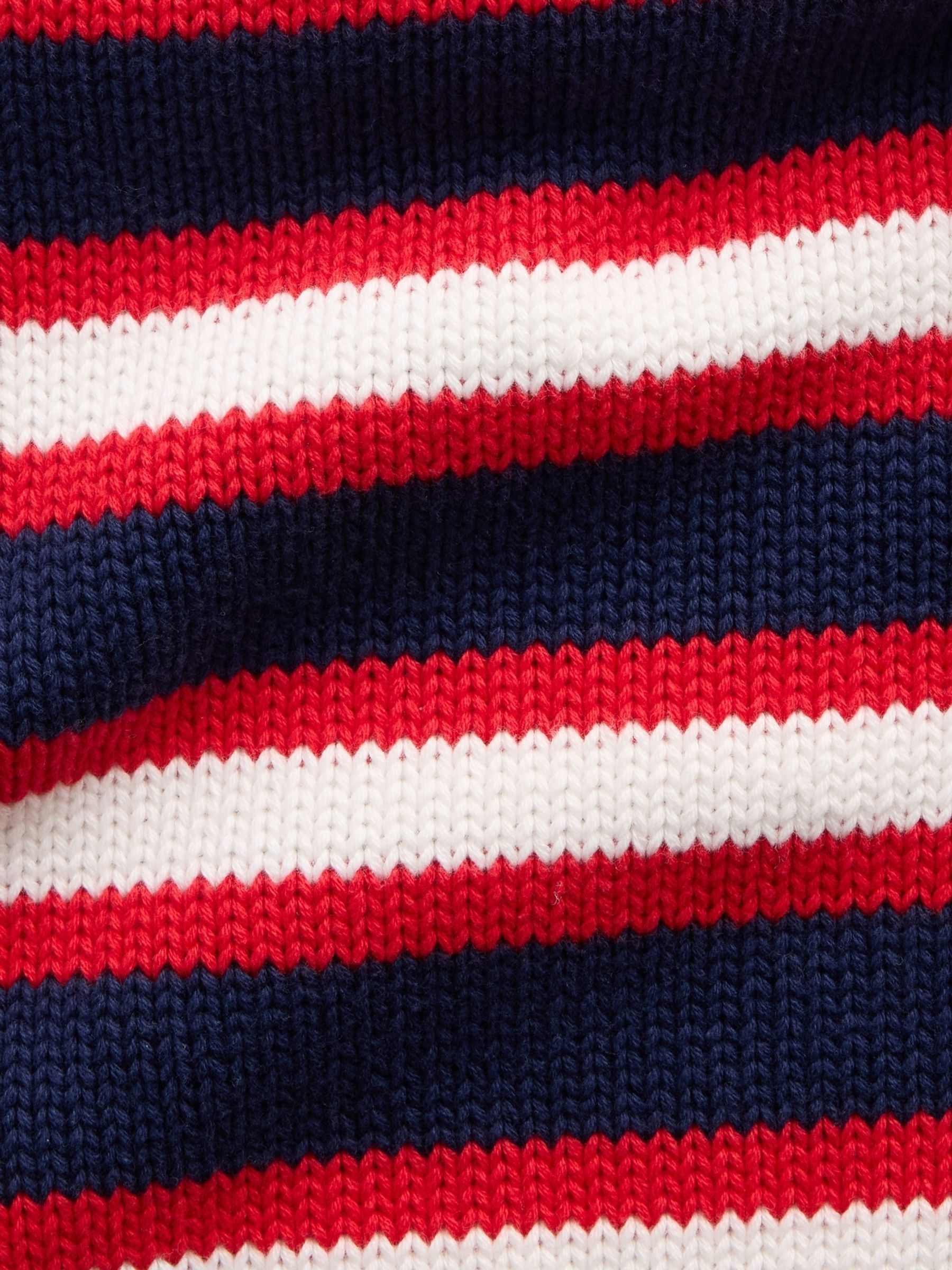 Navy/White/Red Knitted Vest - Image 4 of 4 Navy/White/Red Knitted Vest - Image 4 of 4
