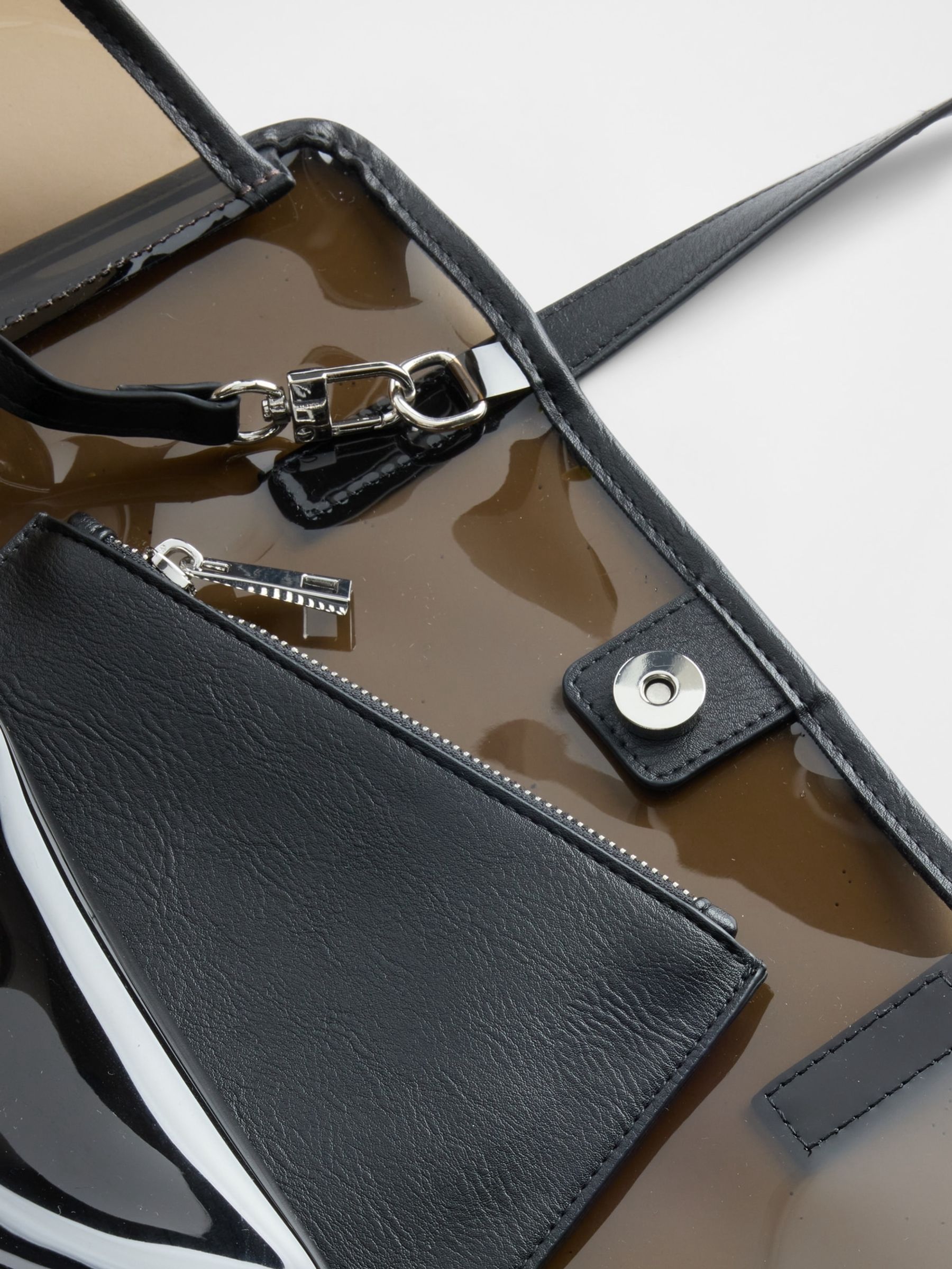 Brown/Black Jelly Tote Bag - Image 3 of 3