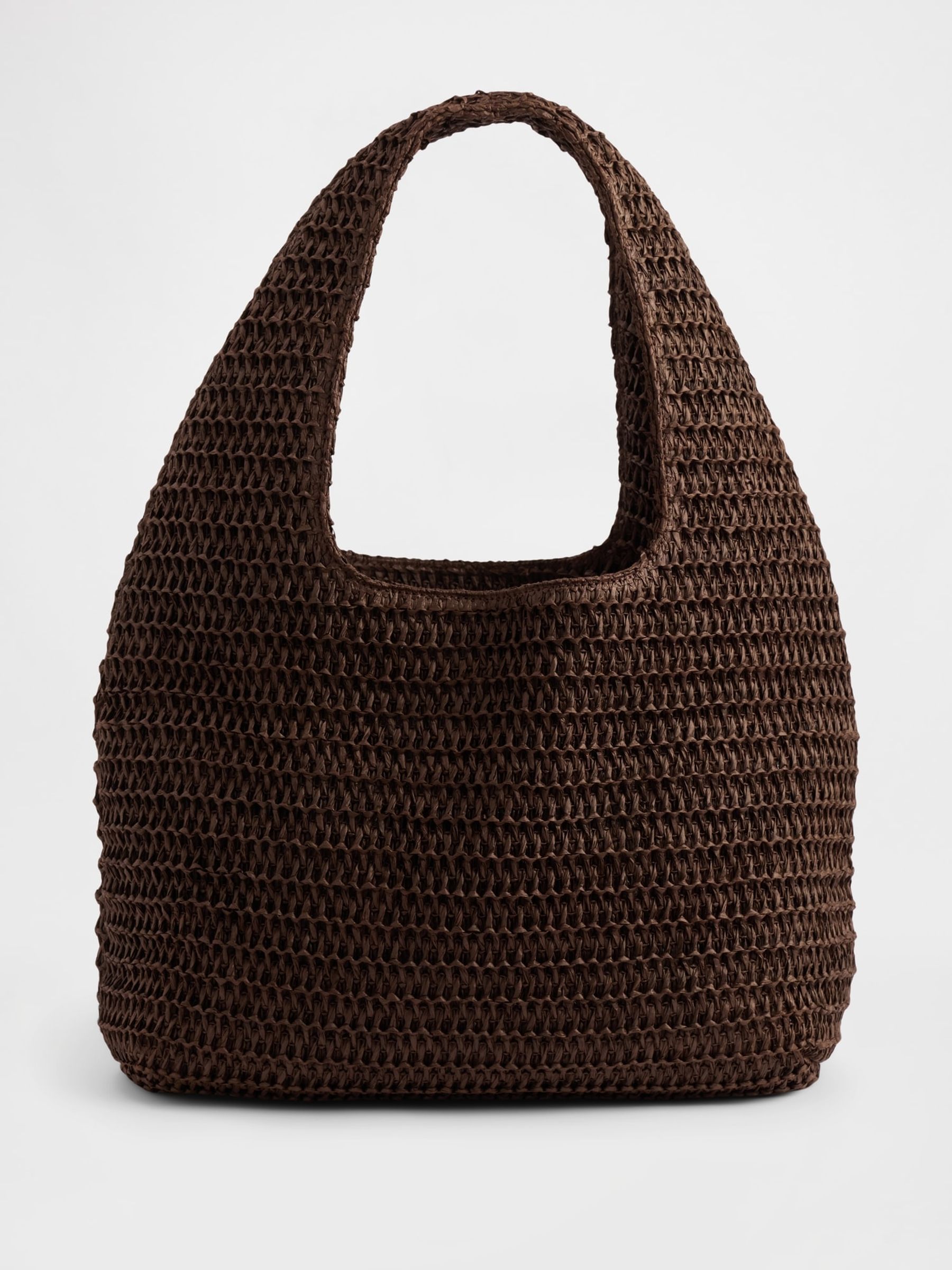 Brown Straw Tote Bag - Image 1 of 3