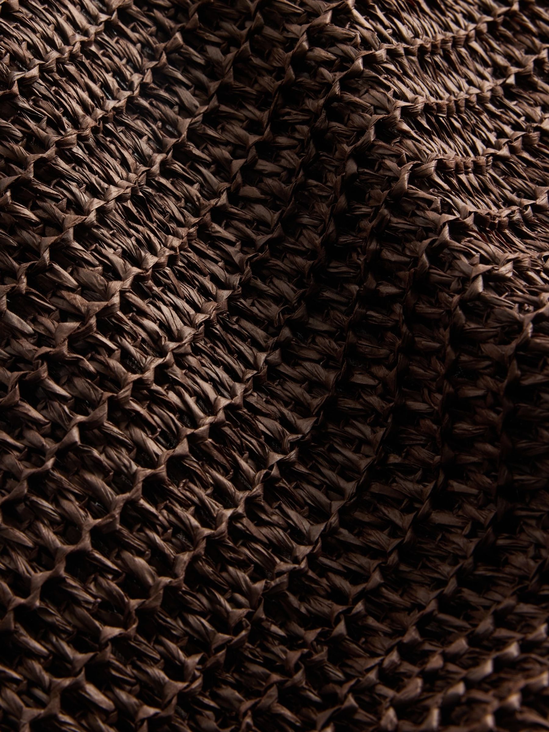Brown Straw Tote Bag - Image 3 of 3