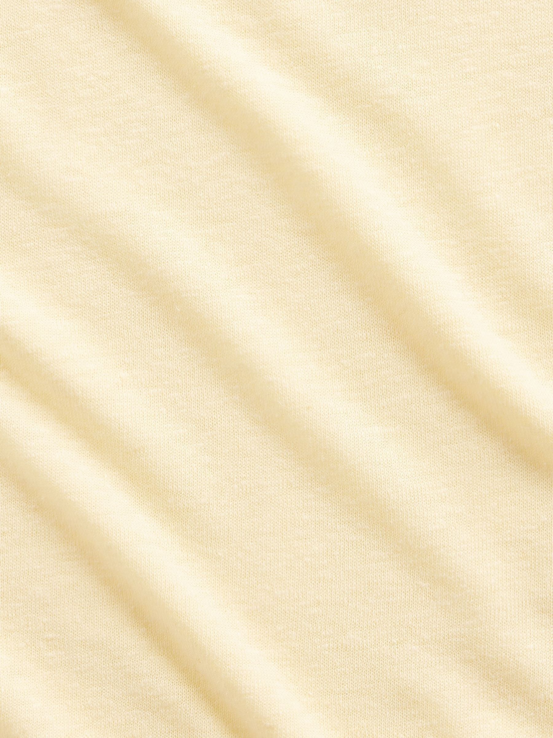 Yellow Linen-Blend Vest - Image 4 of 4