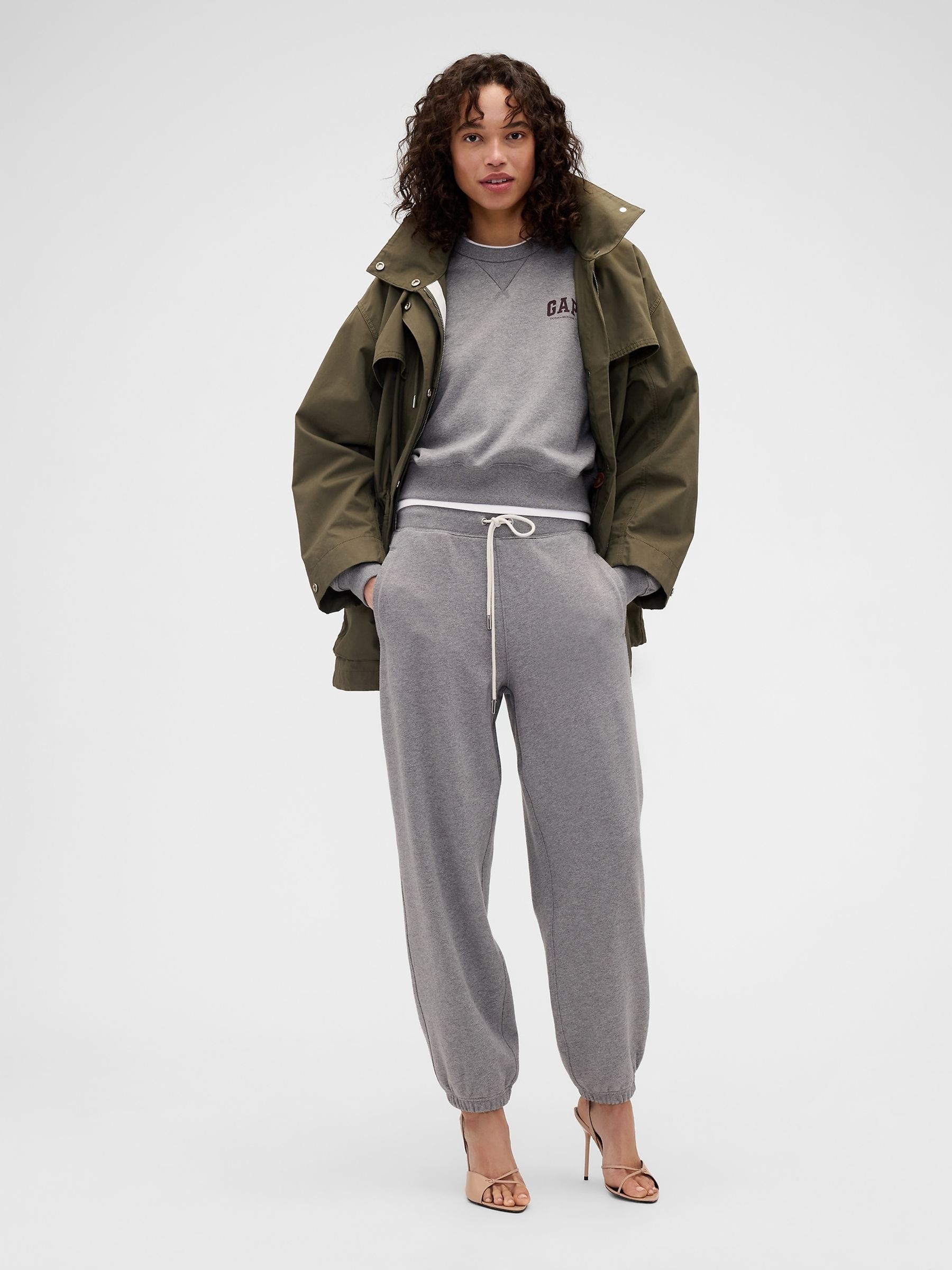 Gap x Victoria Beckham Grey Heavyweight French Terry Sweatshirt - Image 3 of 5