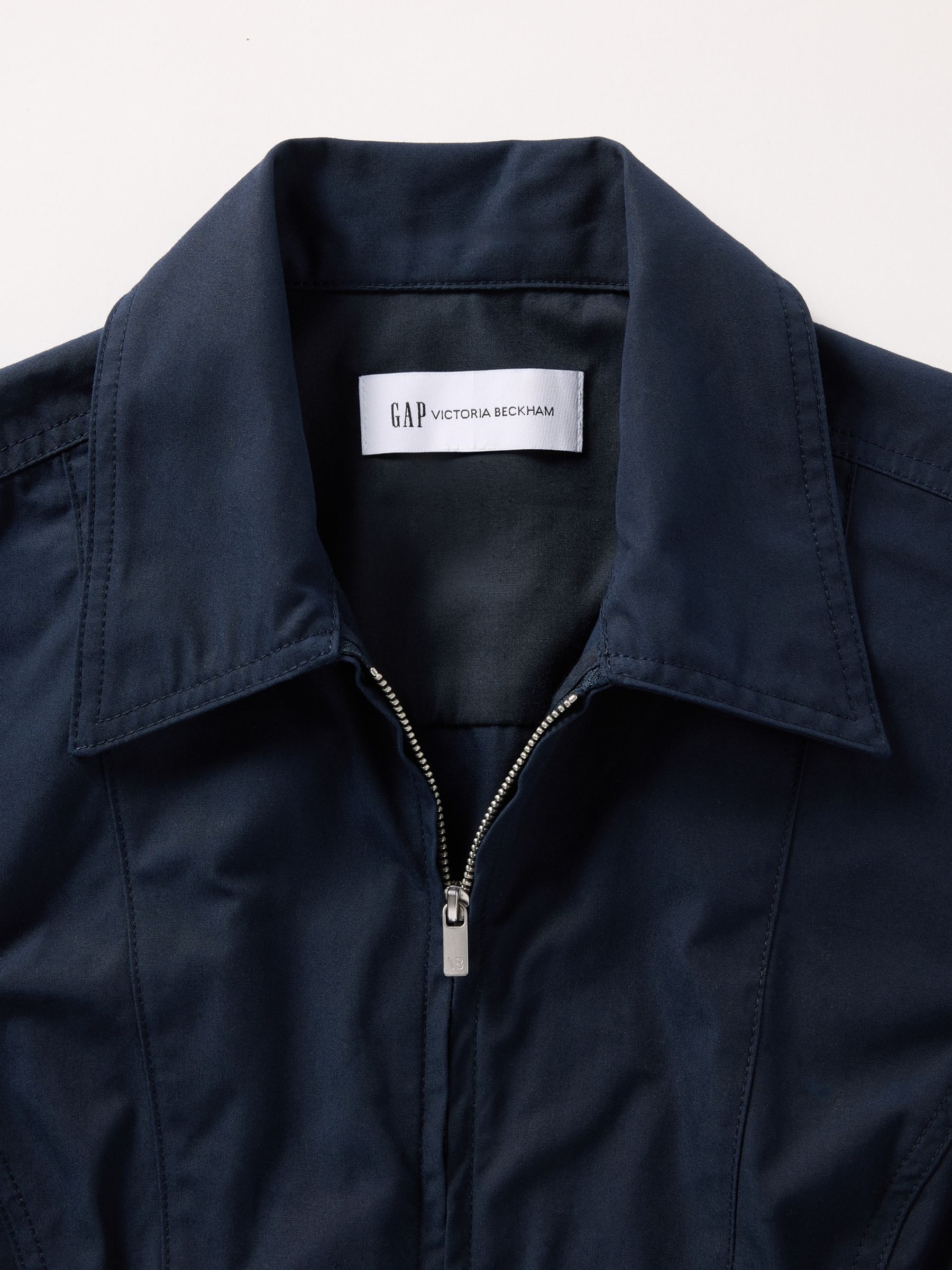 Gap x Victoria Beckham Navy Loose Utility Jumpsuit - Image 6 of 8