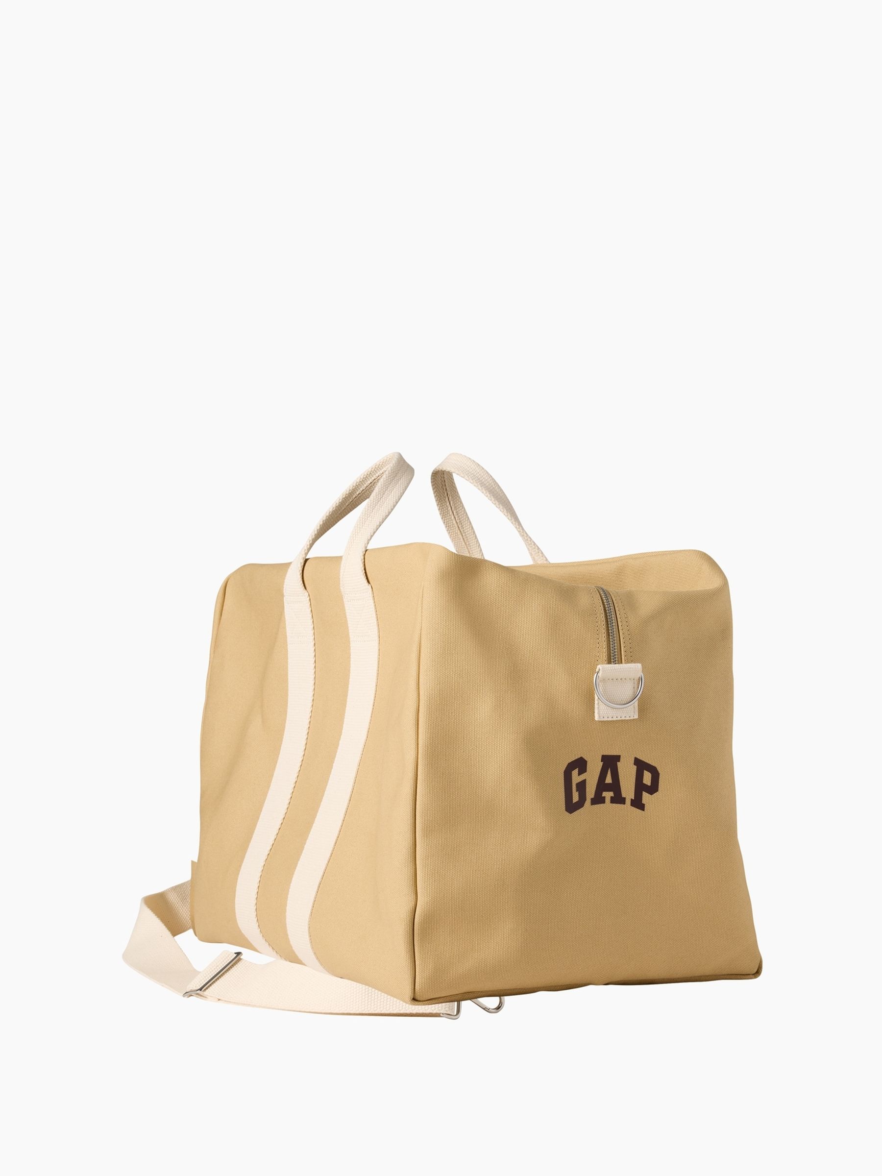 Gap x Victoria Beckham Beige/White Oversized Weekender Bag - Image 2 of 6
