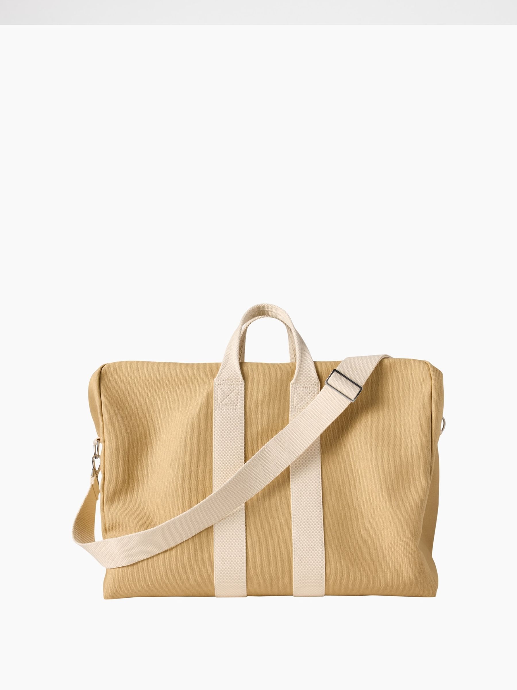 Gap x Victoria Beckham Beige/White Oversized Weekender Bag - Image 3 of 6