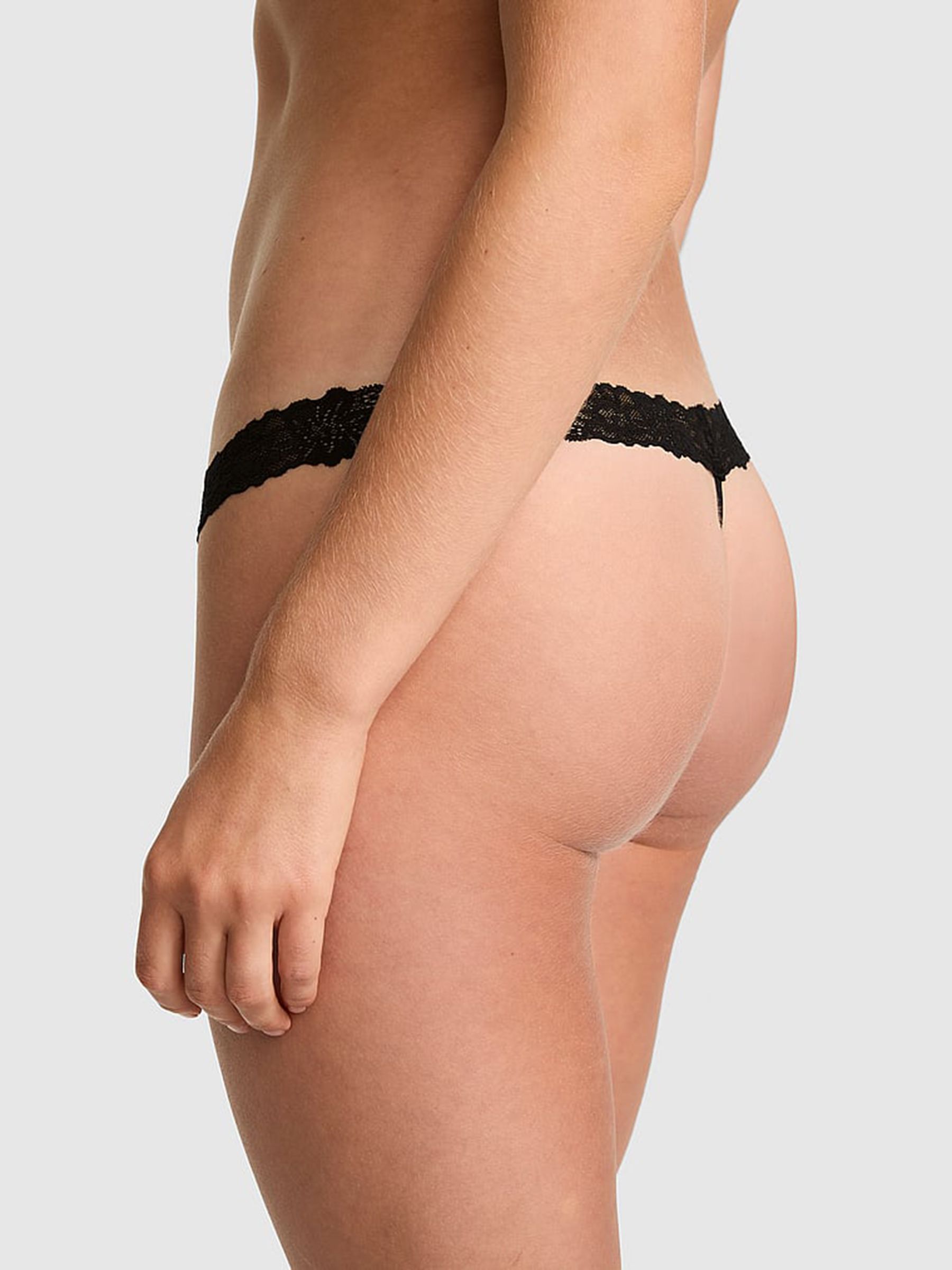Leopard Brown G-String Lace Trim Knickers - Image 2 of 2 Leopard Brown G-String Lace Trim Knickers - Image 2 of 2