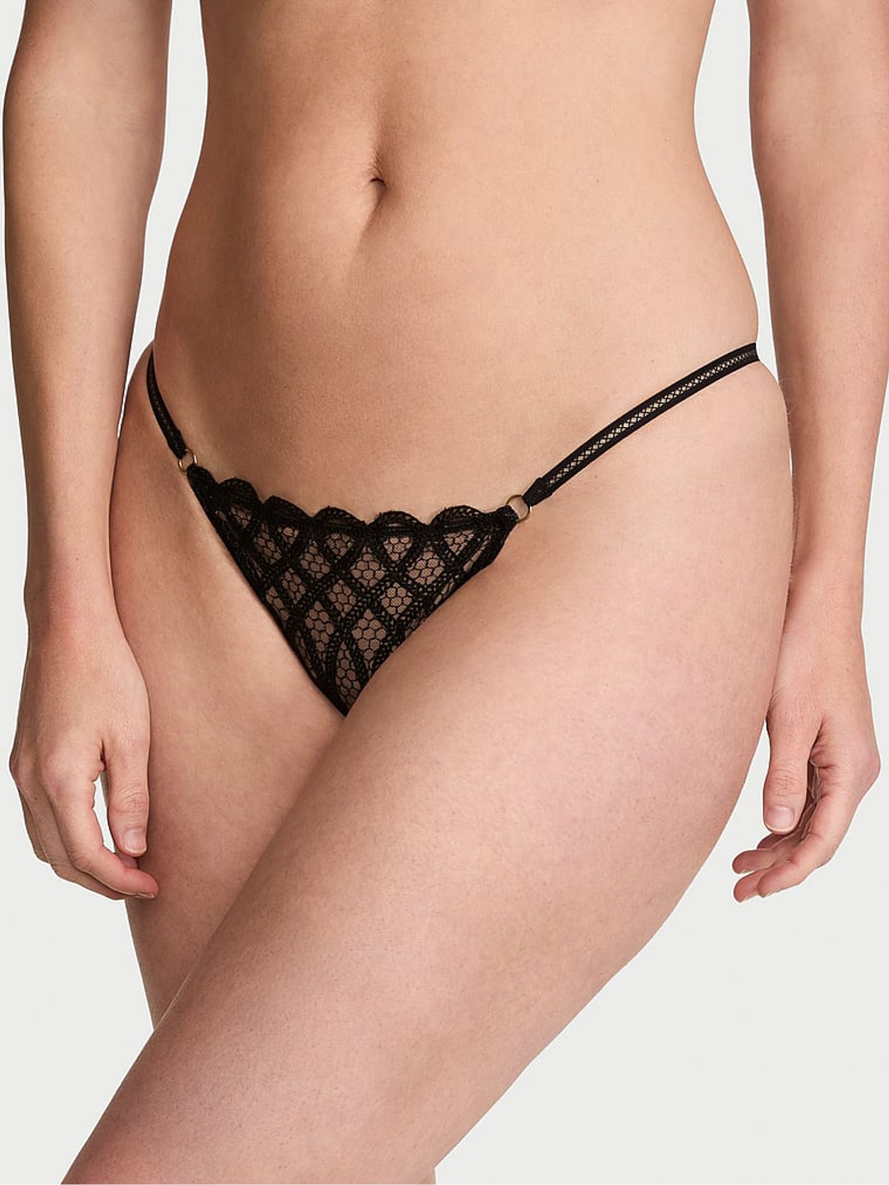 Black Brazilian Viper Embroidery Knickers - Image 2 of 3