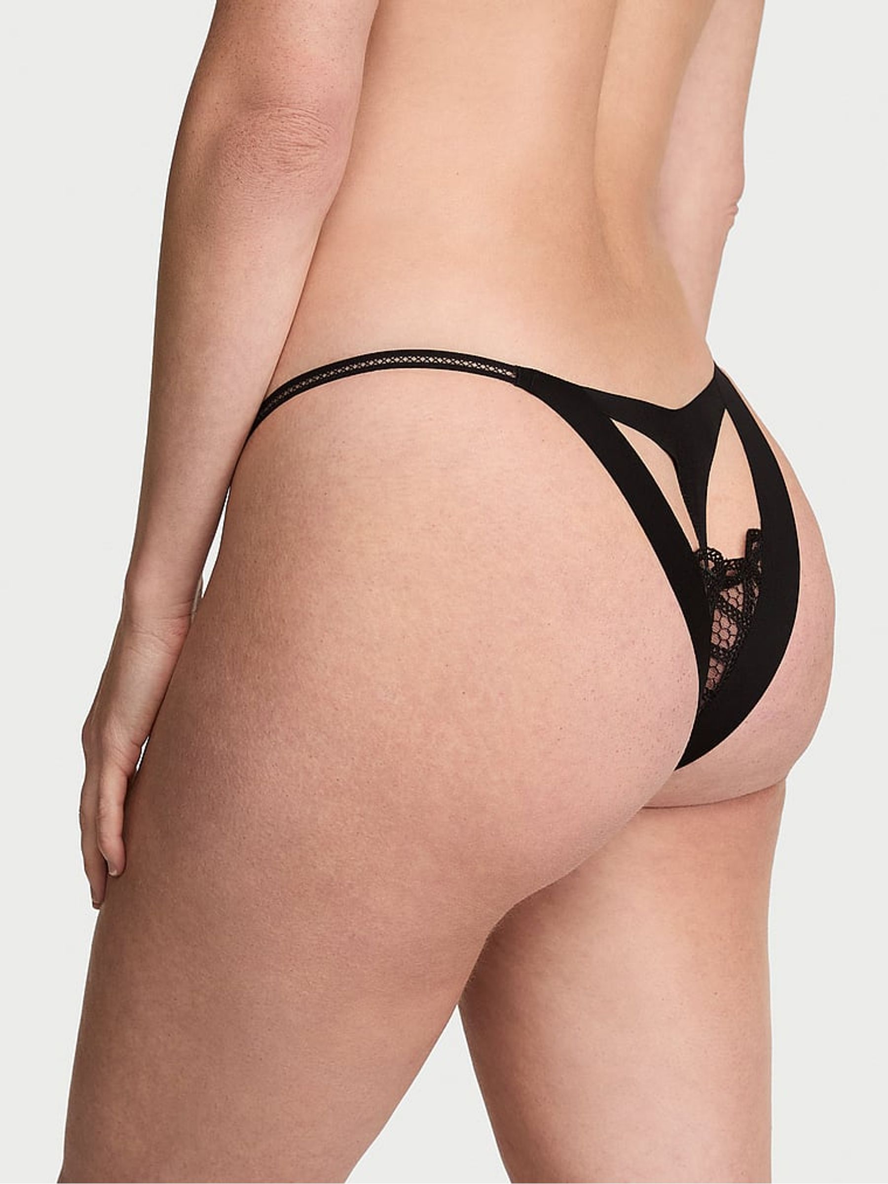 Black Brazilian Viper Embroidery Knickers - Image 3 of 3