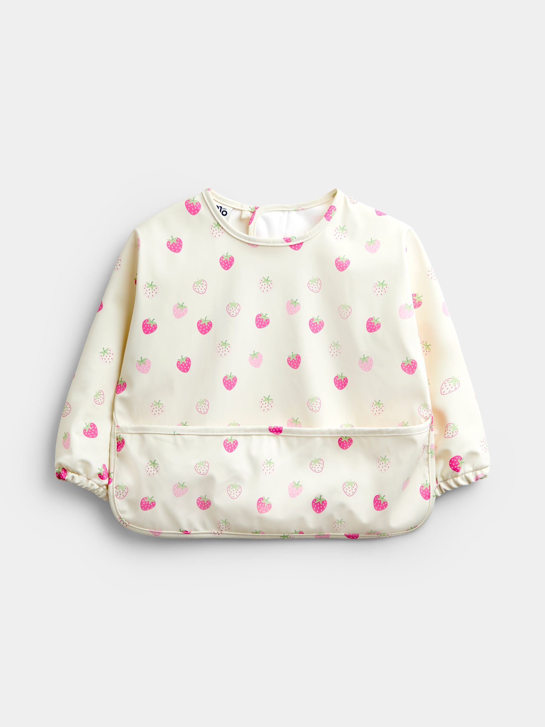 Pink Cherries 2-Pack Sleeve Bib Set - Image 3 of 7