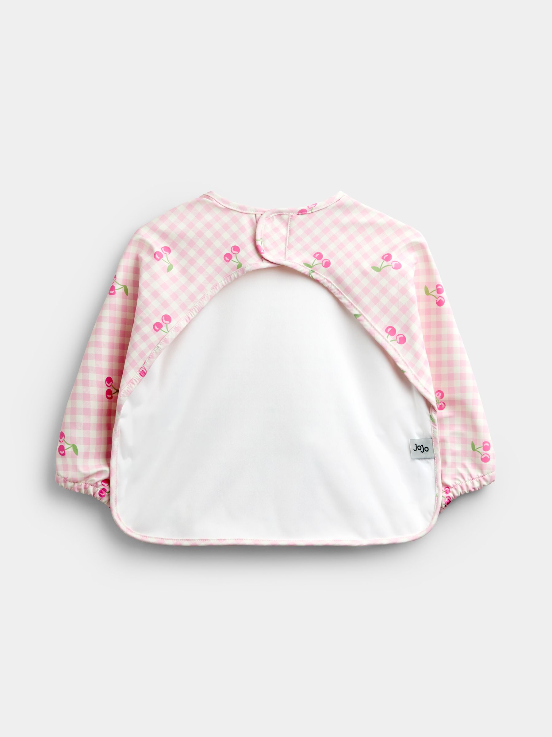 Pink Cherries 2-Pack Sleeve Bib Set - Image 4 of 7