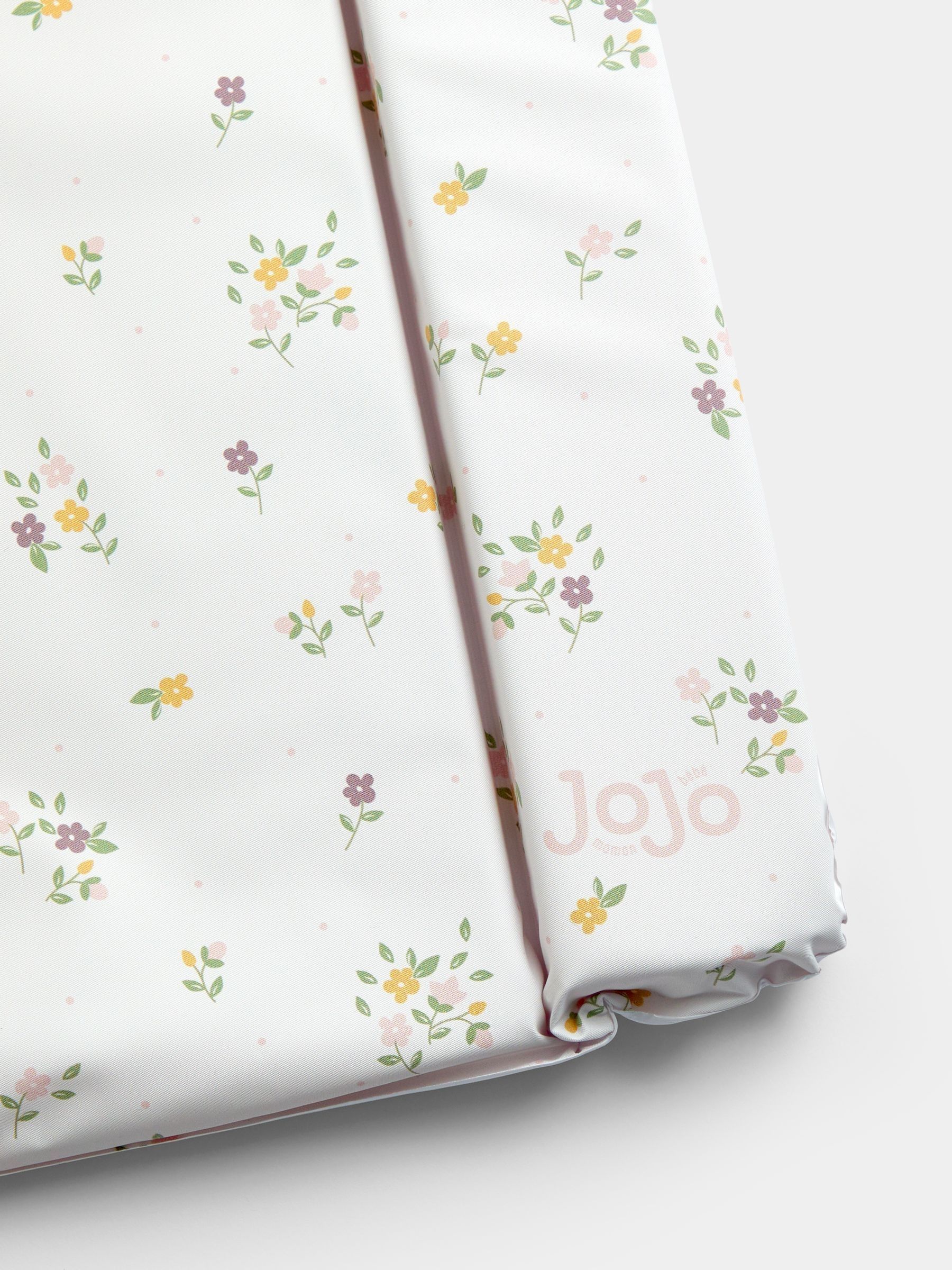 Yellow Floral Print Changing Mat - Image 2 of 3