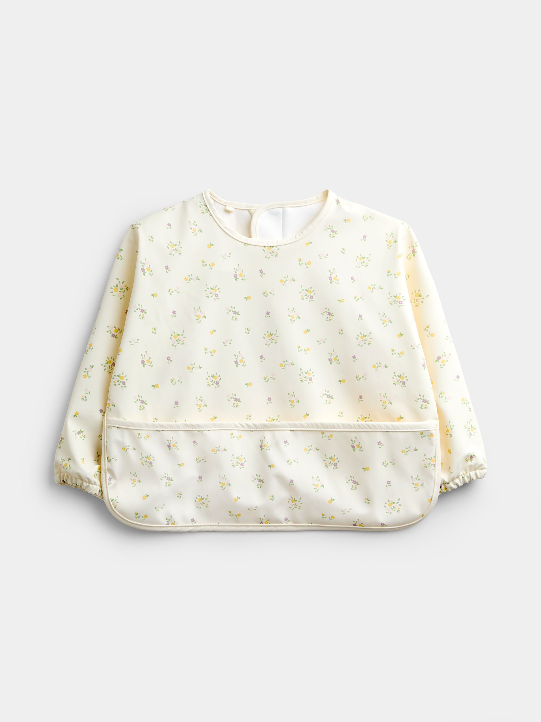 Yellow Florals 2-Pack Sleeve Bib Set - Image 3 of 7