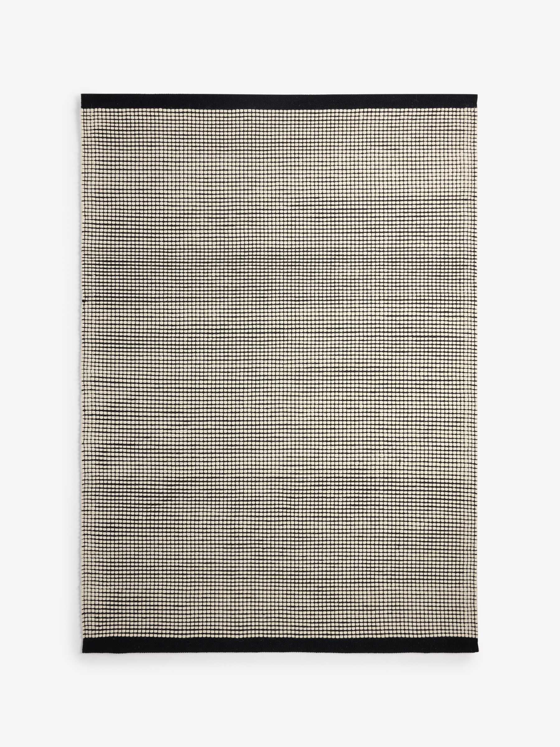 Mac Bobble Wool Rug in Monochrome - Image 5 of 5