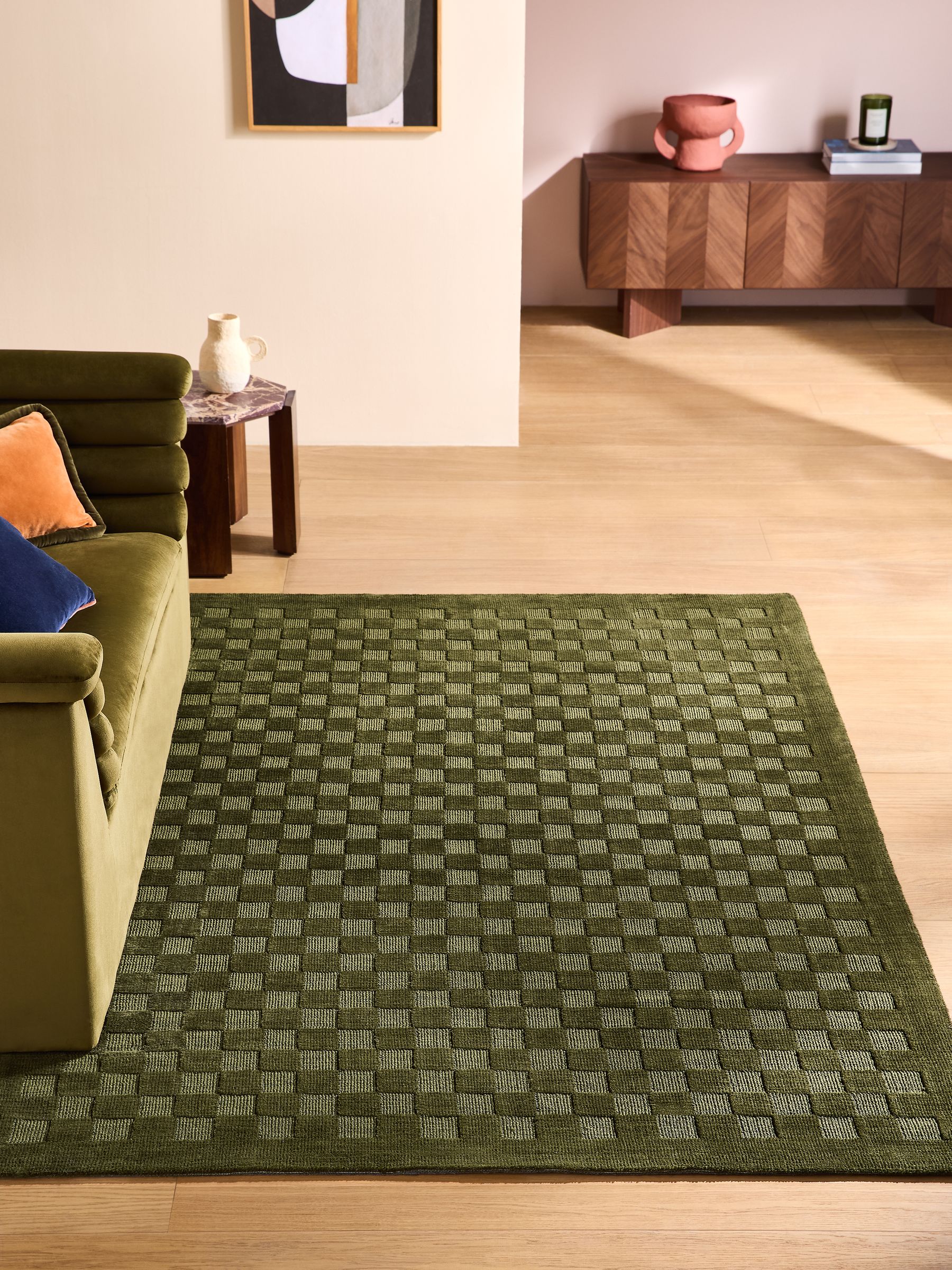 Sibyl Rug in Green - Image 1 of 5