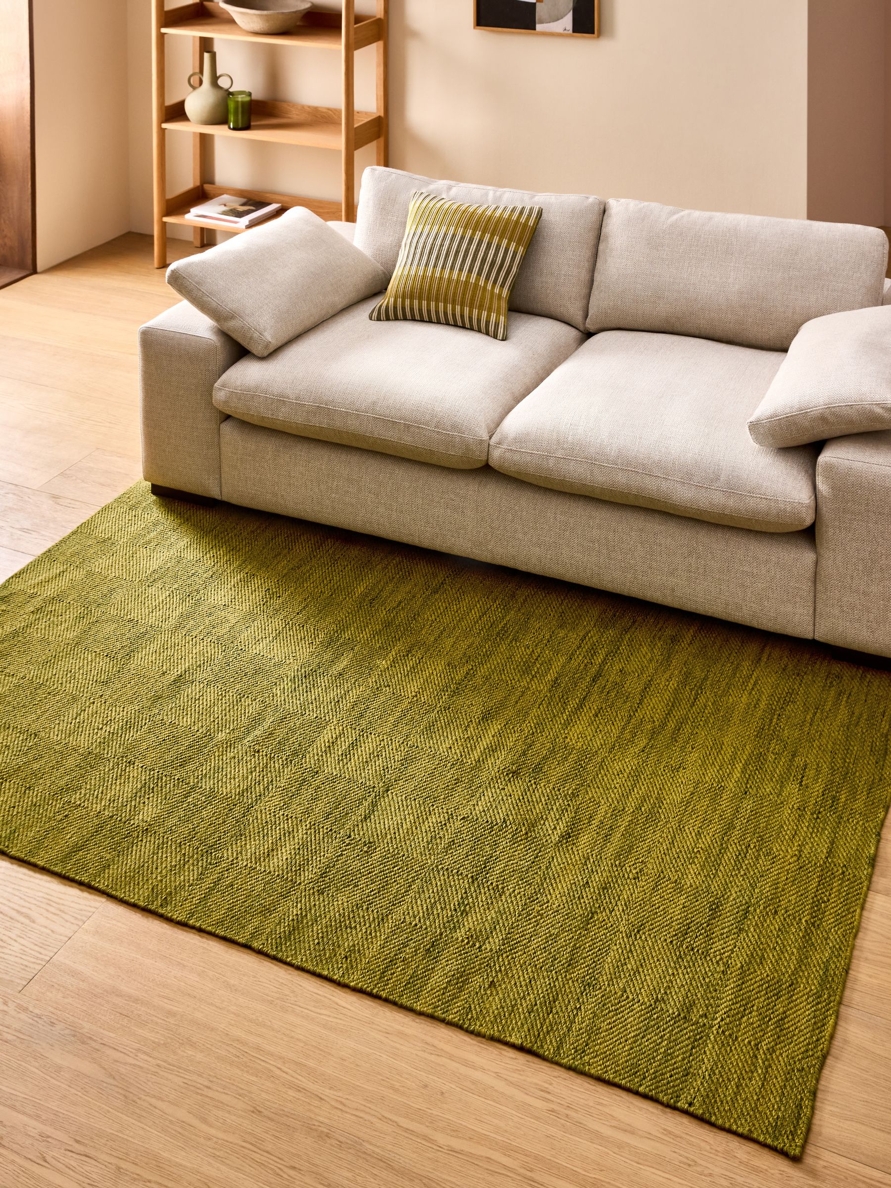 Feros Wool Rug in Yellow - Image 1 of 5