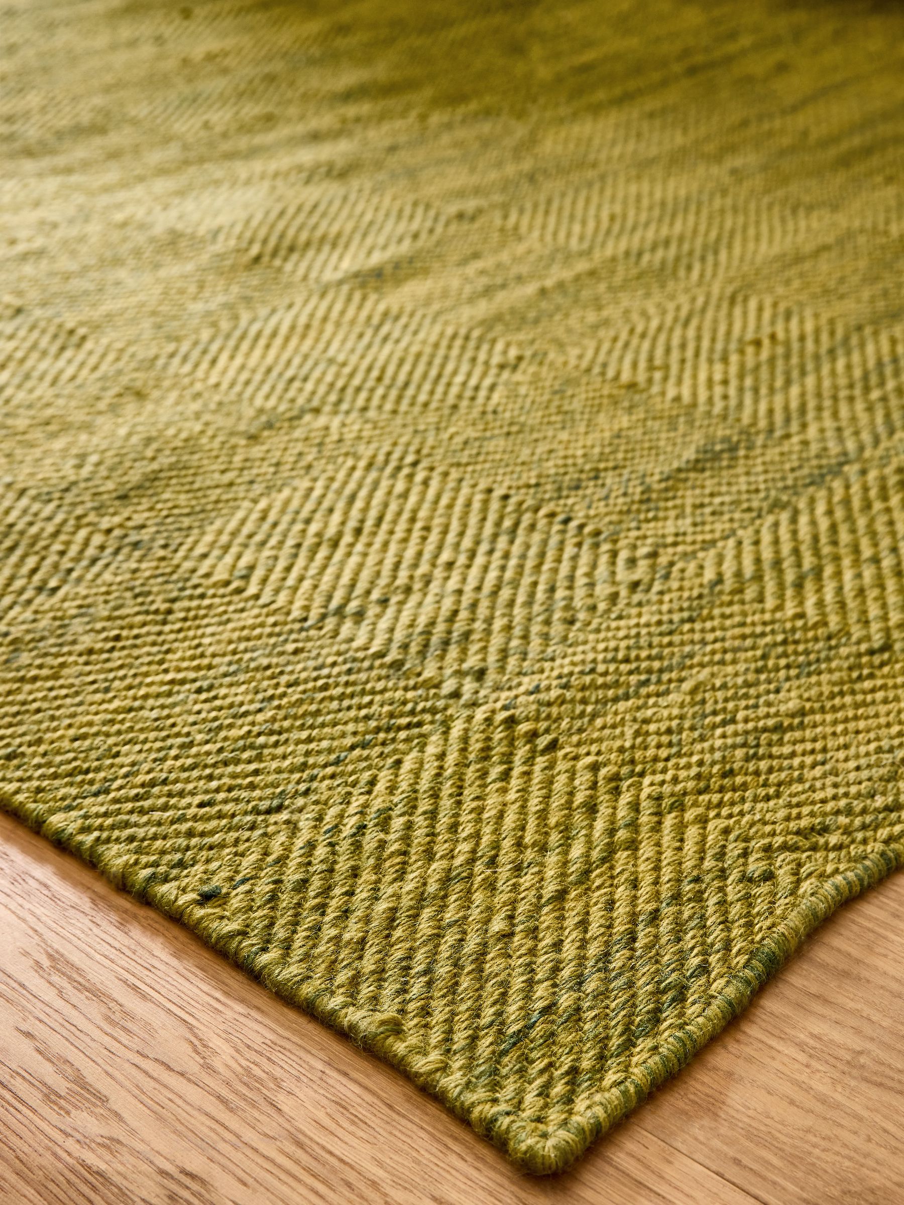 Feros Wool Rug in Yellow - Image 2 of 5