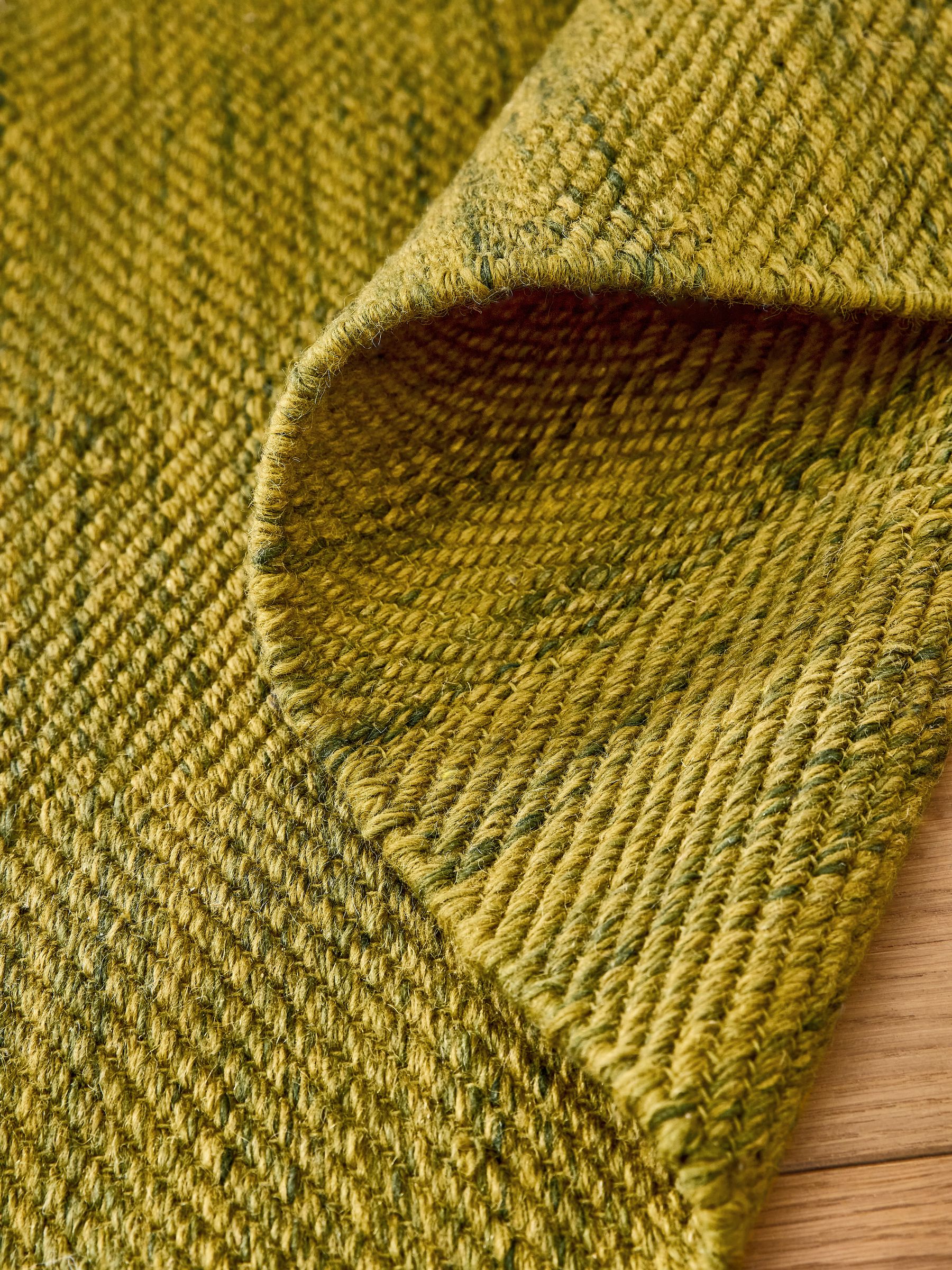 Feros Wool Rug in Yellow - Image 4 of 5