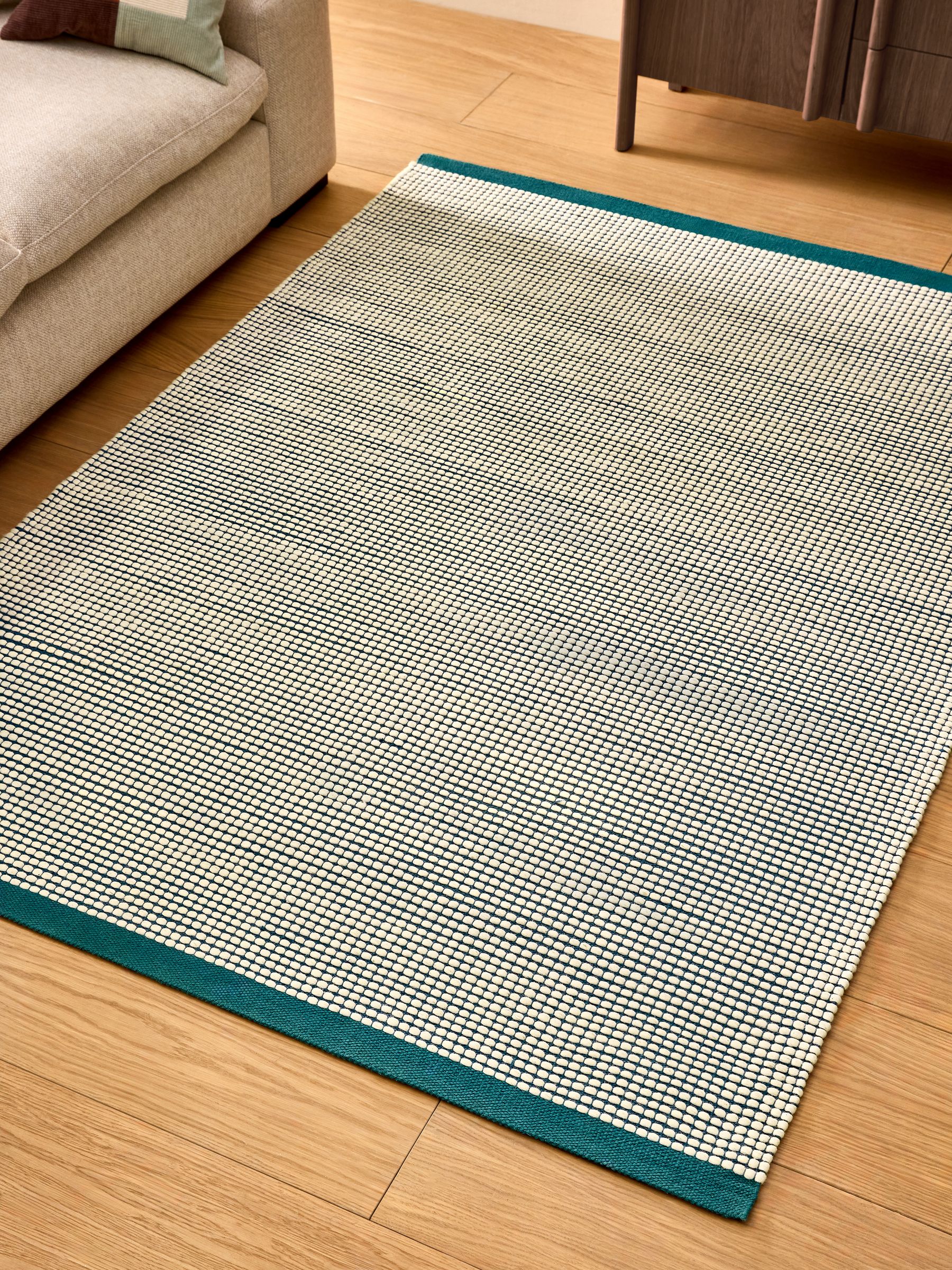 Mac Bobble Wool Rug in Blue - Image 1 of 5