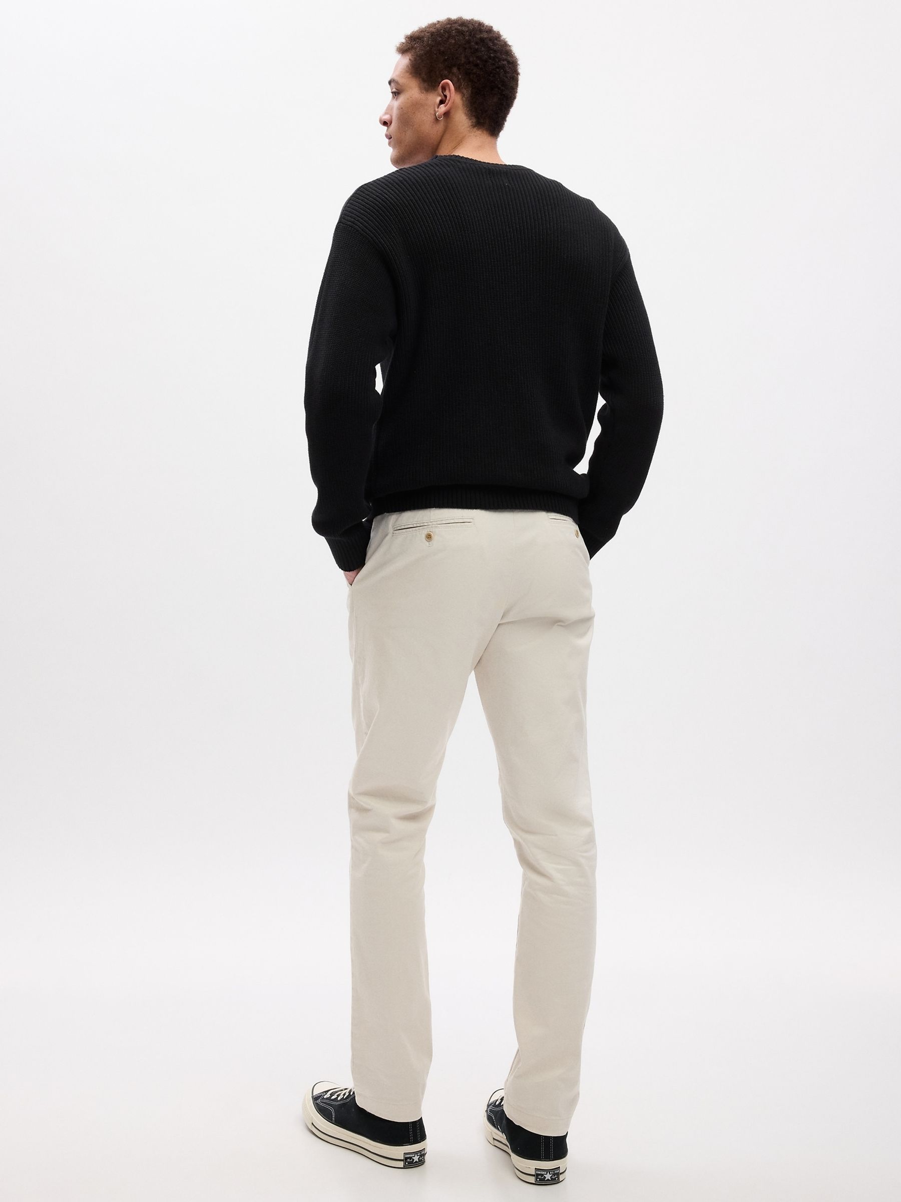 Cream Modern Slim Chinos - Image 2 of 6