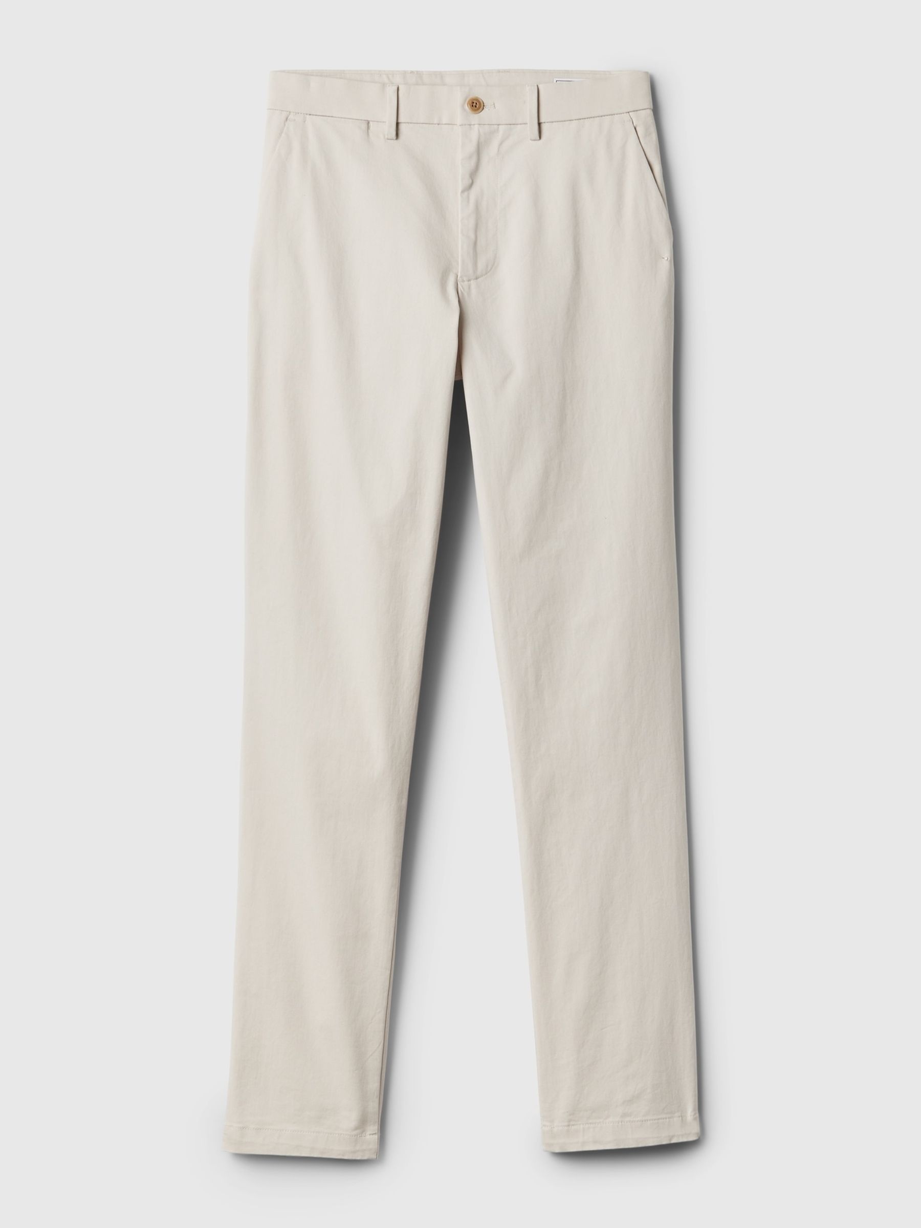 Cream Modern Slim Chinos - Image 5 of 6