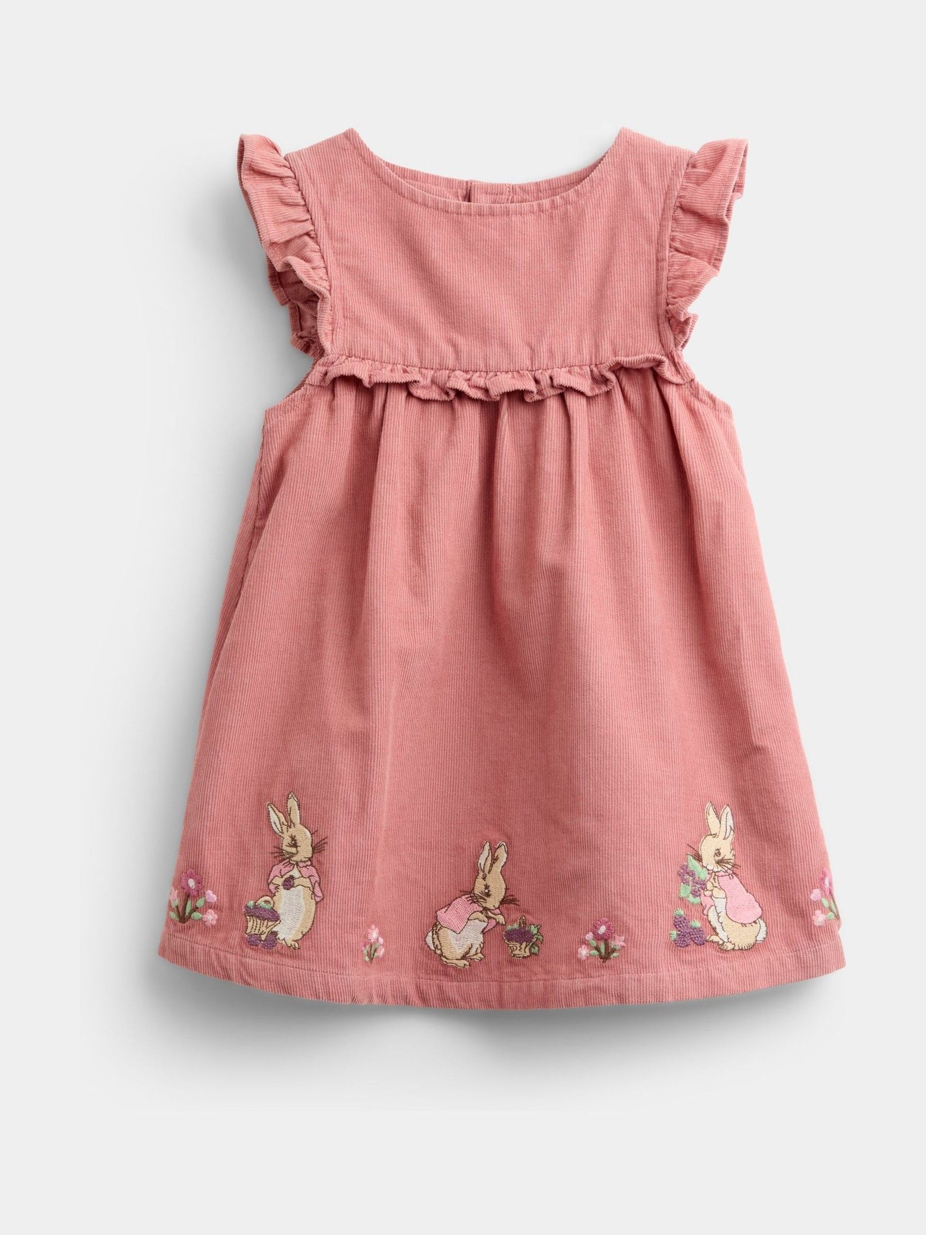 Rose Pink Peter Rabbit™ Flopsy Bunny Cord Dress & Bodysuit - Image 2 of 7