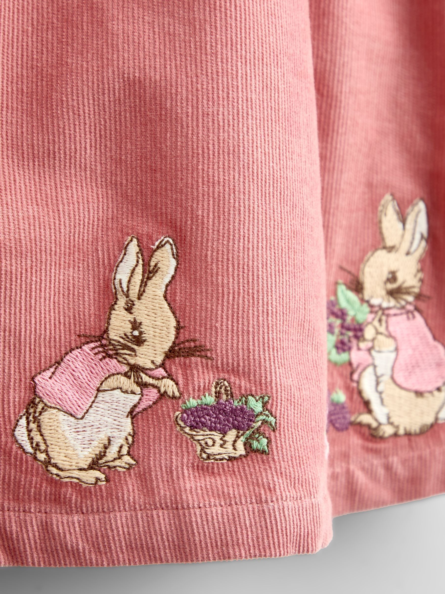 Rose Pink Peter Rabbit™ Flopsy Bunny Cord Dress & Bodysuit - Image 7 of 7