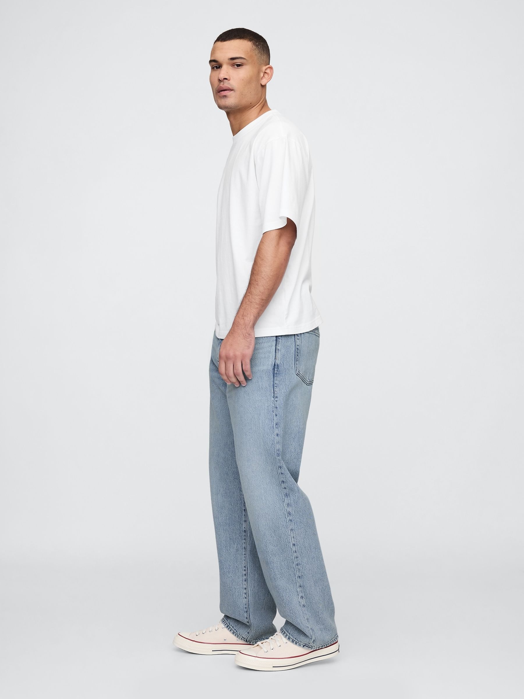 Medium Wash SuperSoft Relaxed Jeans - Image 4 of 6