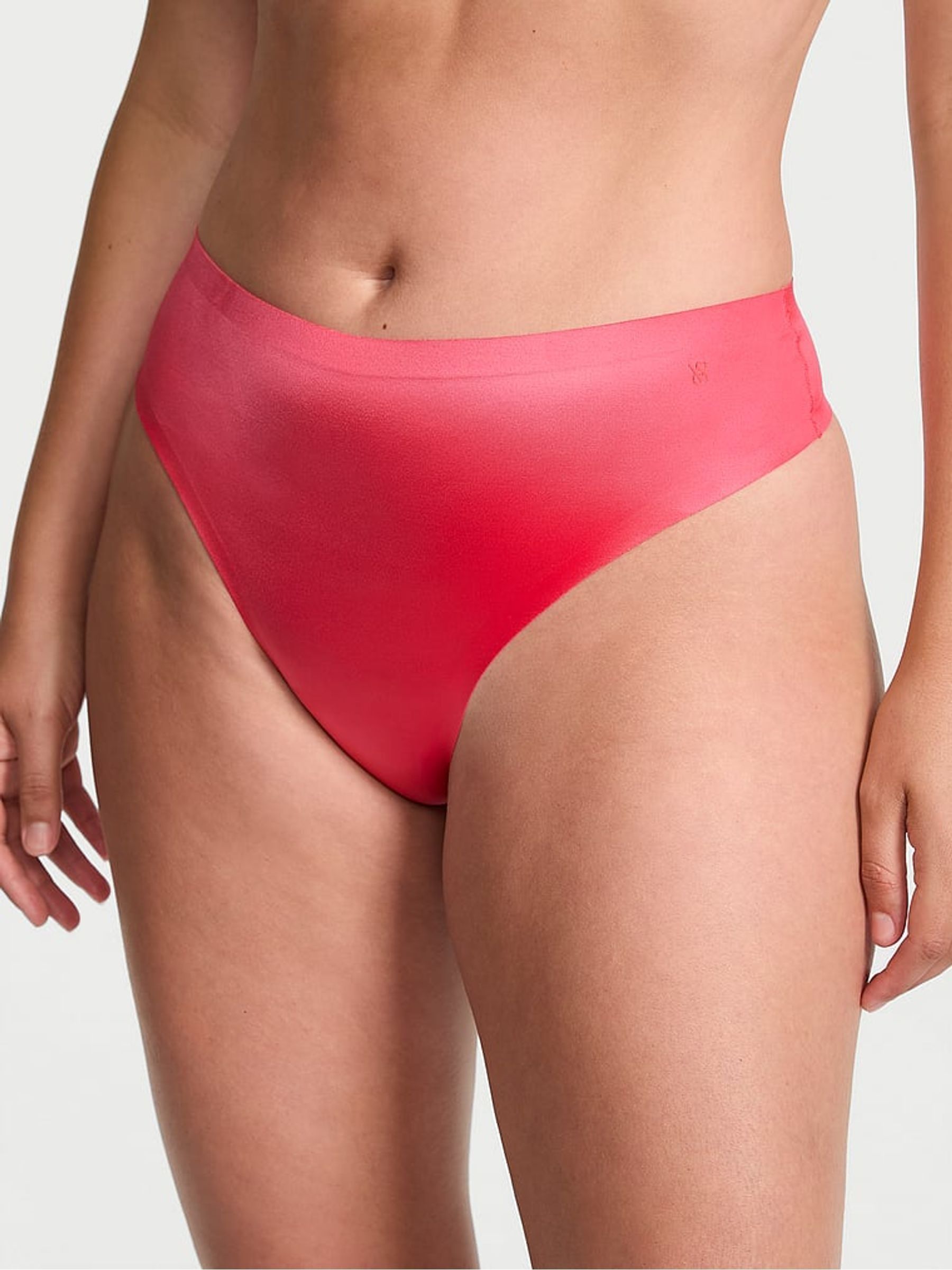 Wild Watermelon Red Thong Mid-Rise Knickers - Image 1 of 3