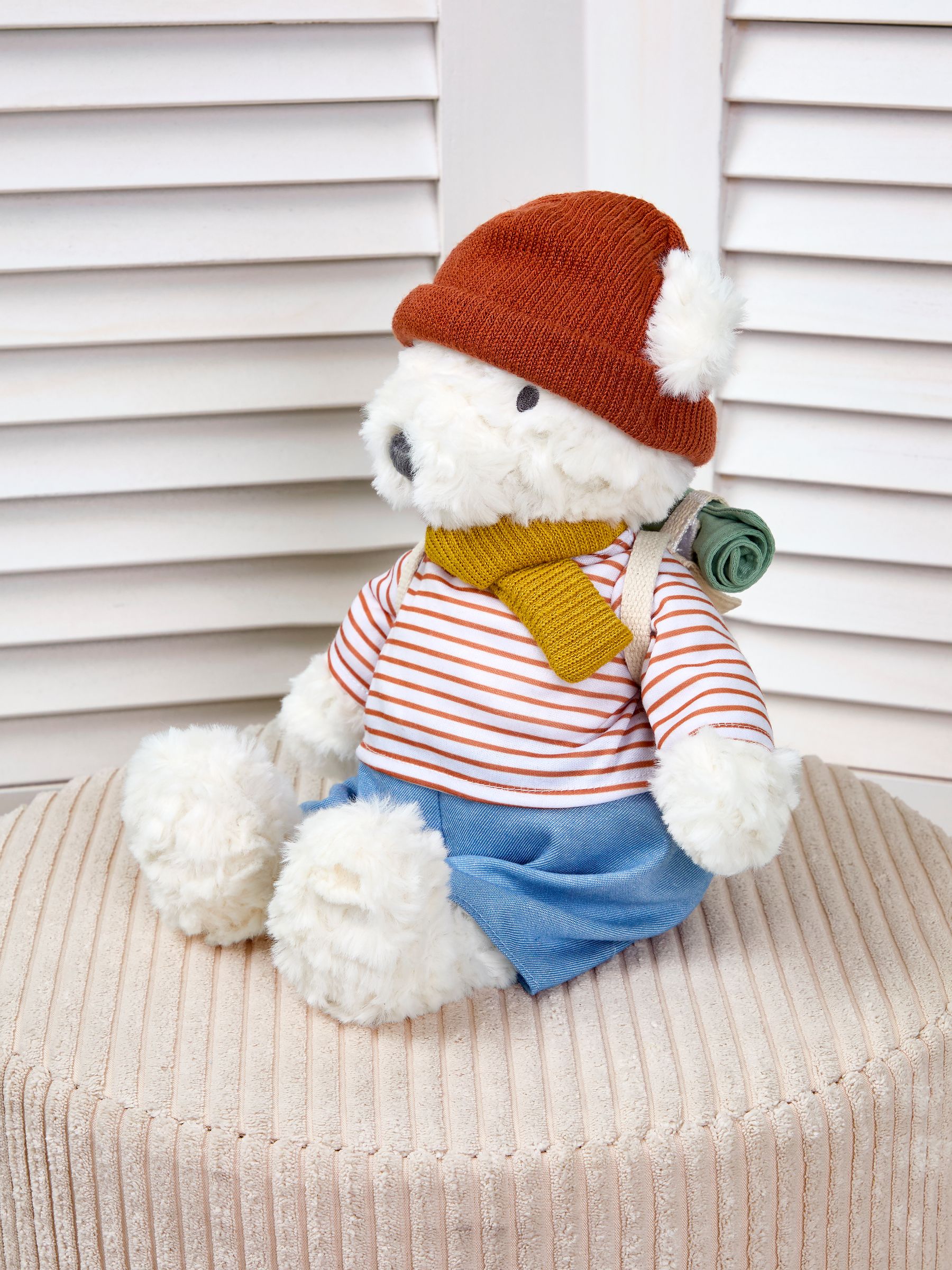 Dress Up Dougie Polar Bear Medium Soft Toy Plushie - Image 1 of 4 Dress Up Dougie Polar Bear Medium Soft Toy Plushie - Image 1 of 4