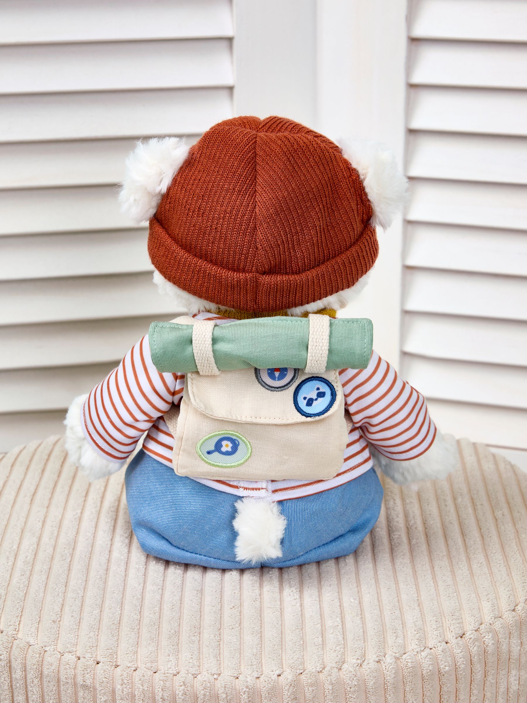 Dress Up Dougie Polar Bear Medium Soft Toy Plushie - Image 3 of 4