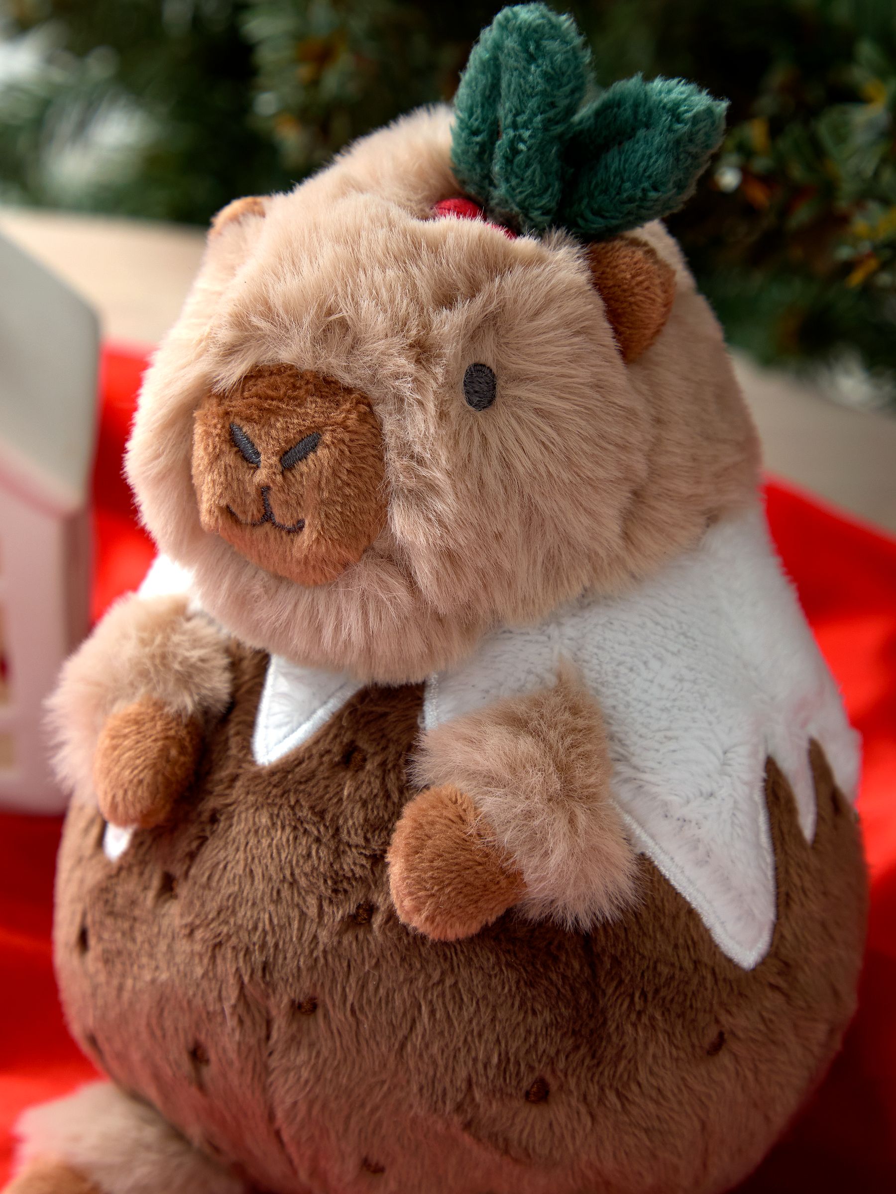 Barry Capybara Christmas Soft Toy Plushie - Small - Image 2 of 4