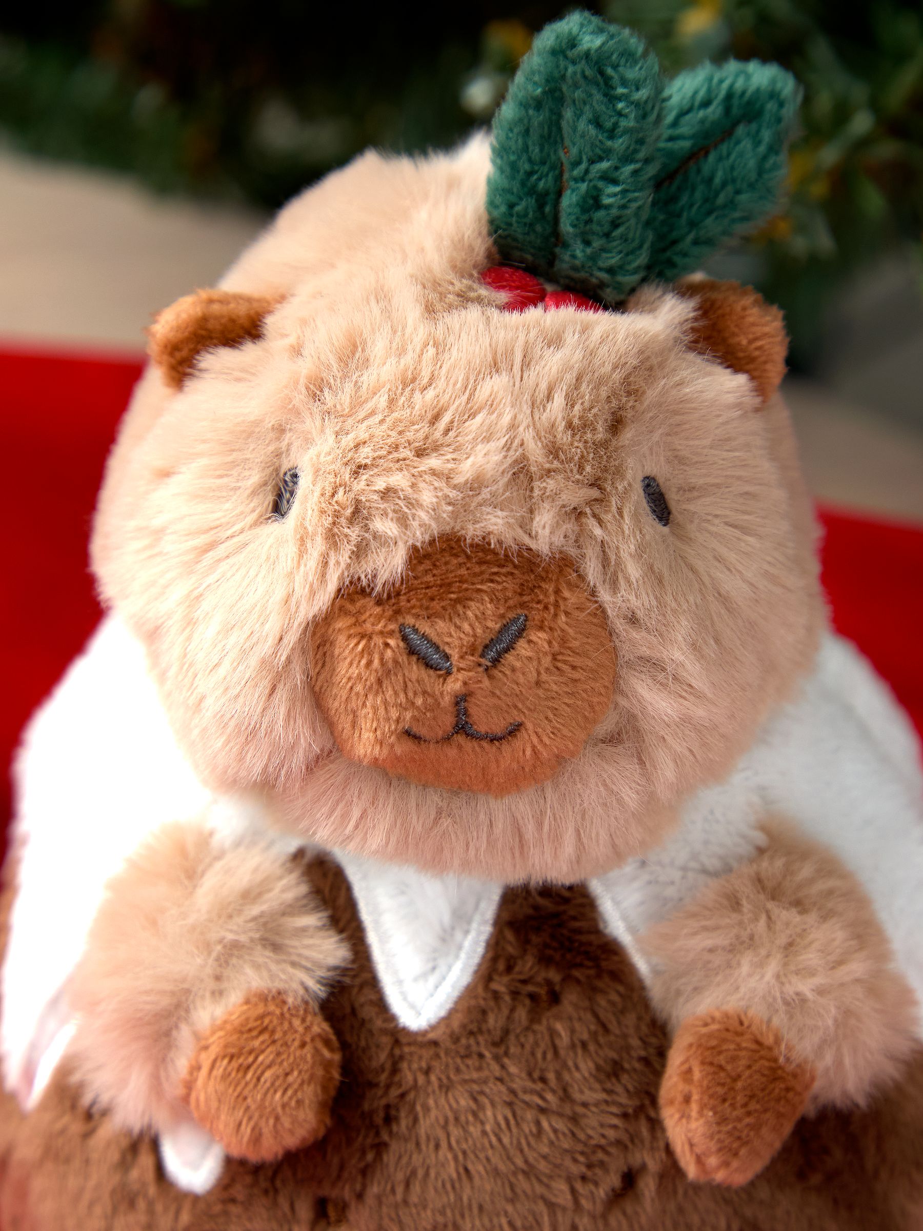 Barry Capybara Christmas Soft Toy Plushie - Small - Image 4 of 4 Barry Capybara Christmas Soft Toy Plushie - Small - Image 4 of 4