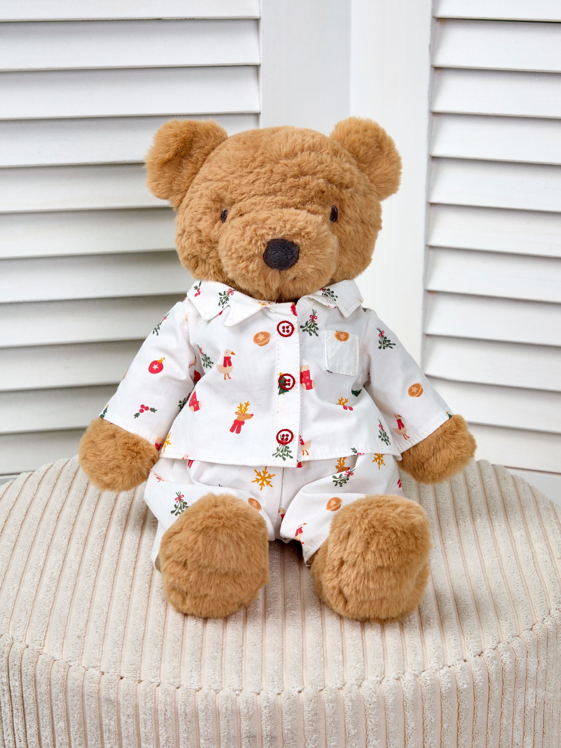 Christmas Bear in PJs Soft Toys - Image 1 of 4