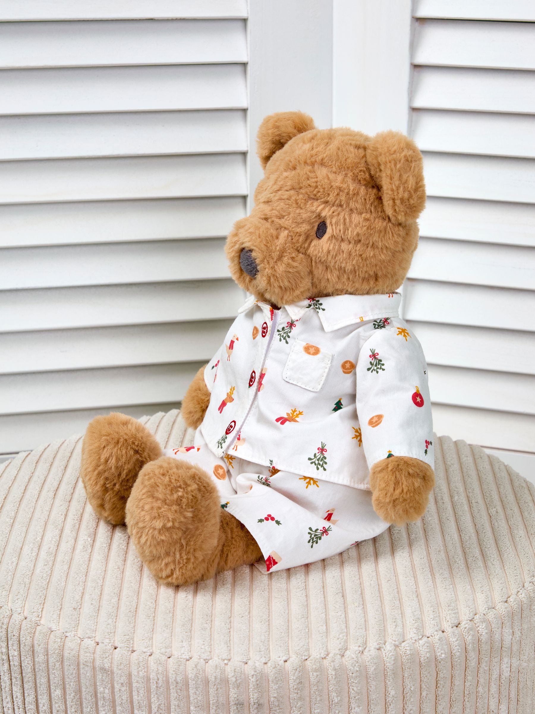 Christmas Bear in PJs Soft Toys - Image 2 of 4