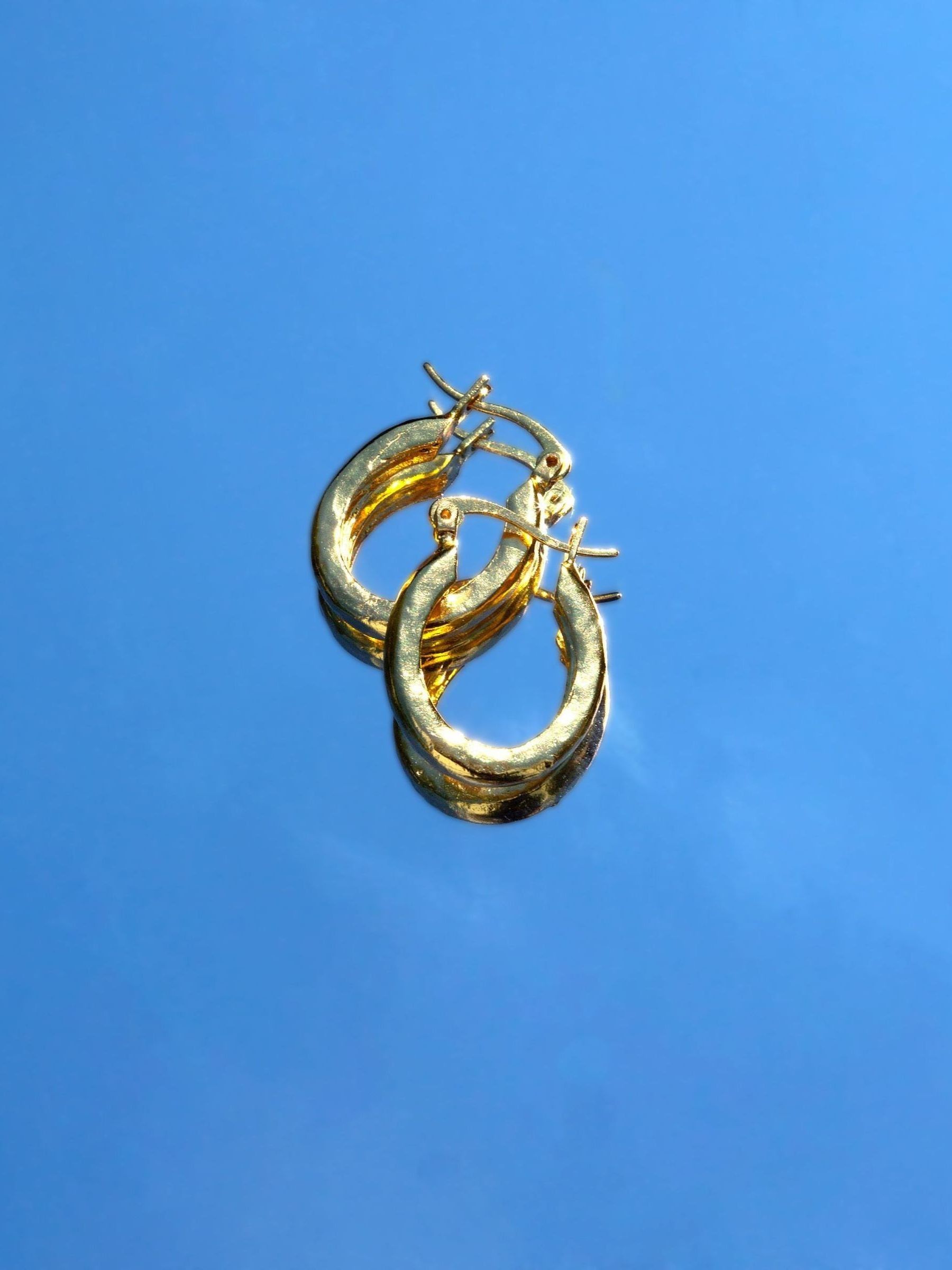 Ottoman Hands Gold Caprice Hoop Earrings - Image 2 of 5