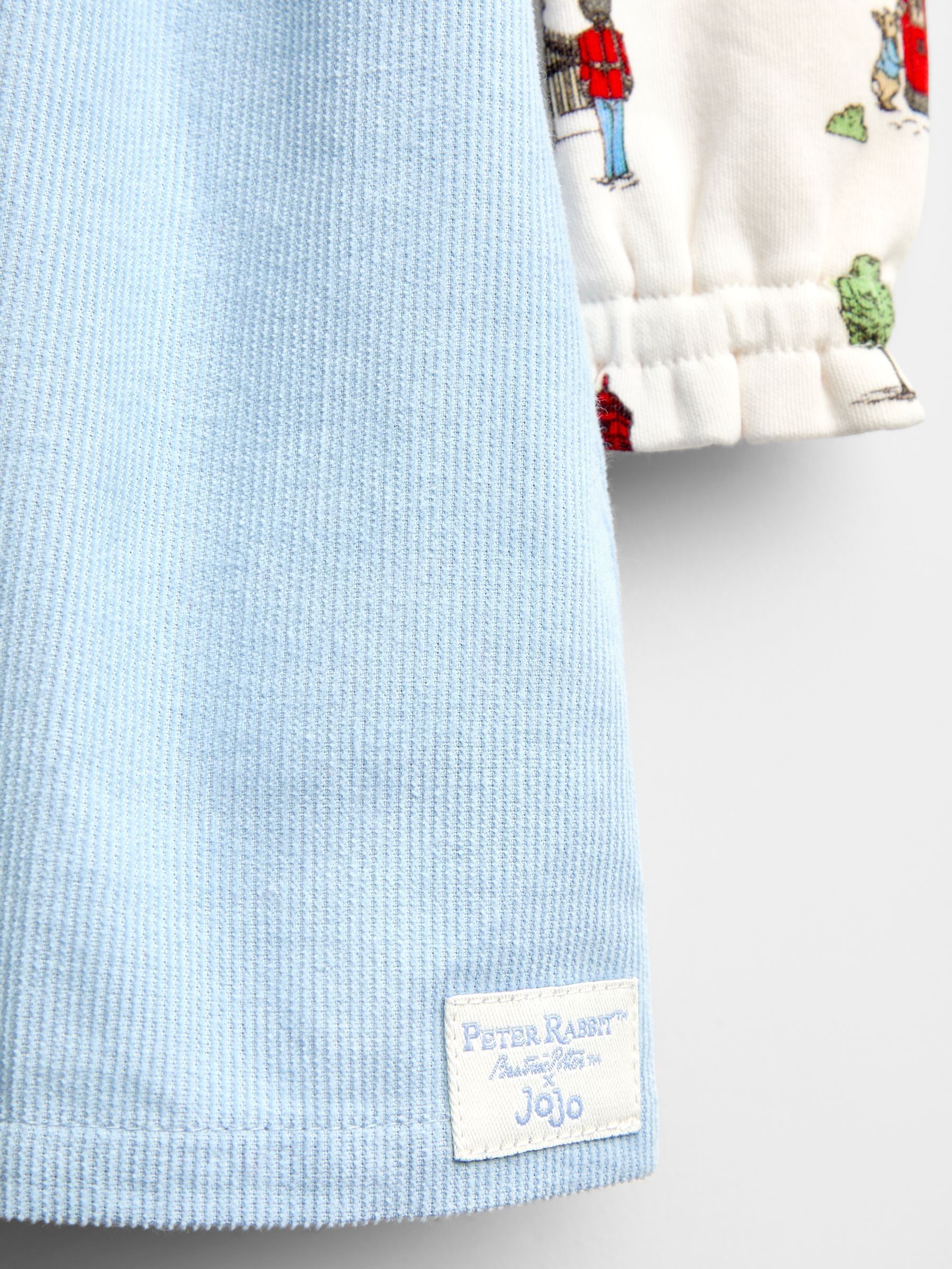 Light Blue Peter Rabbit London Pinny Dress & Bodysuit Set - Image 7 of 7