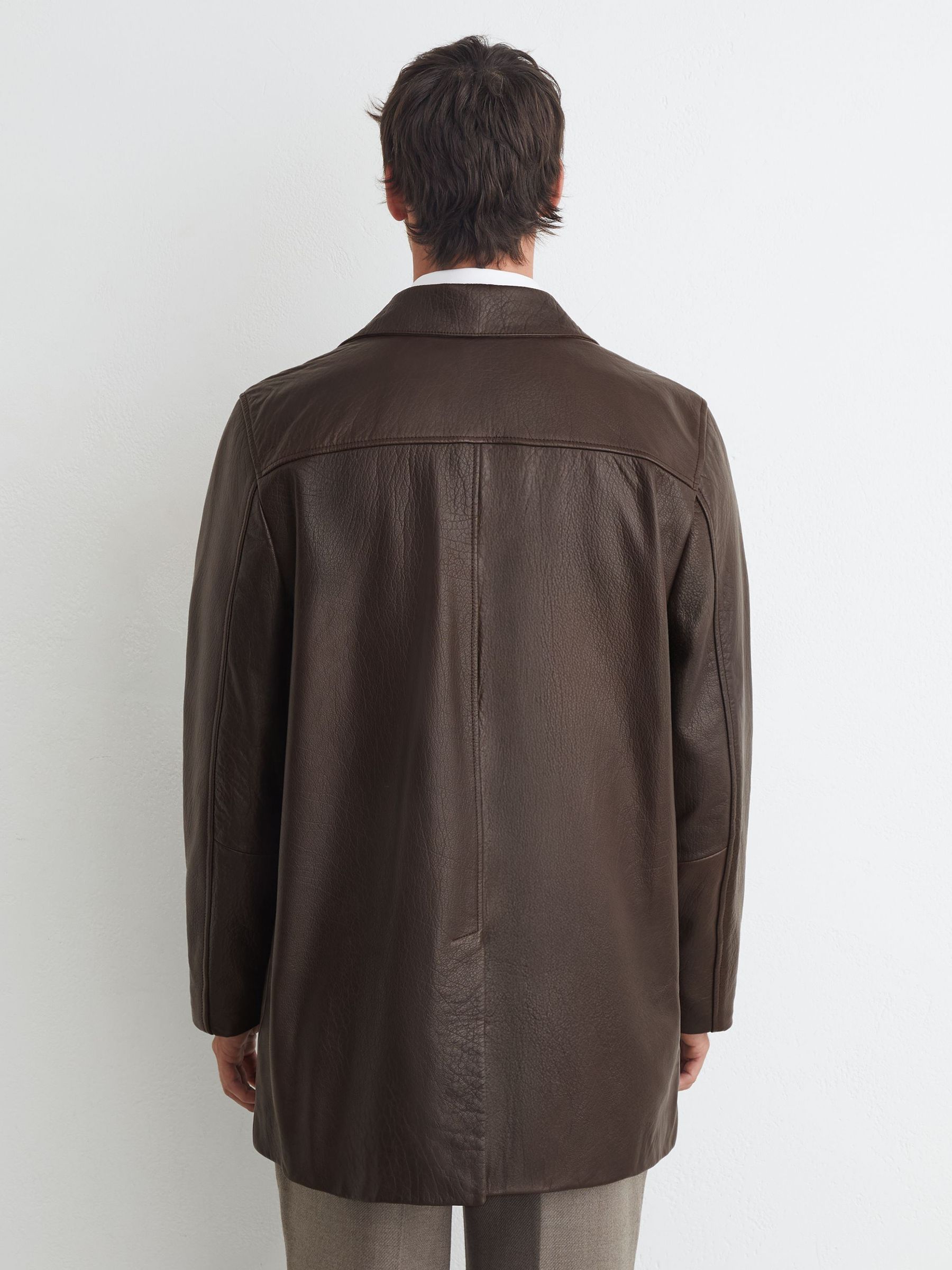 Jacket in Dark Brown - Image 6 of 7