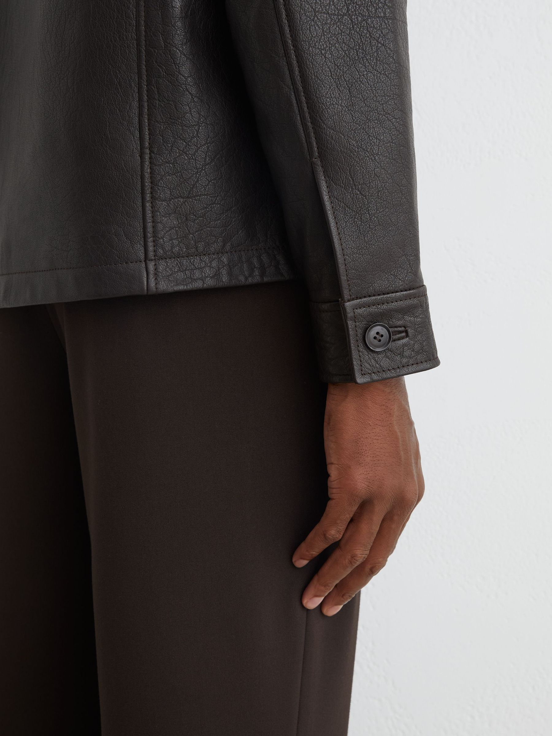 Jacket in Dark Brown - Image 4 de 8