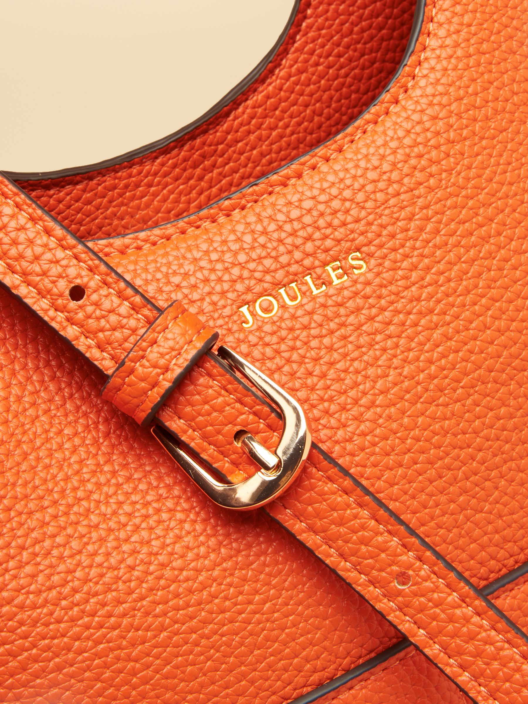 Crossbody Orange Tophandle Tote Bag - Image 9 of 9