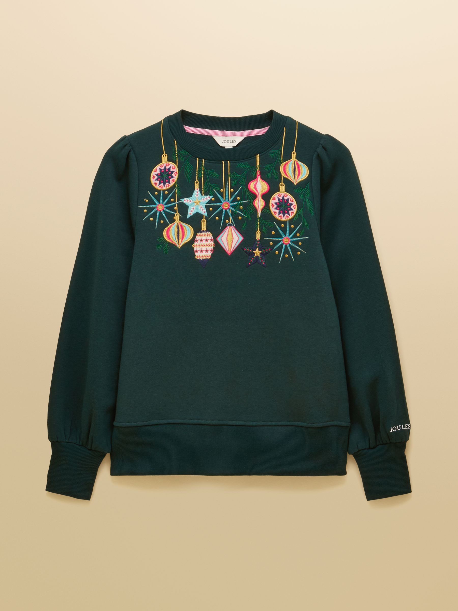 Green Christmas Baubles Crew Neck Sweatshirt - Image 9 of 9