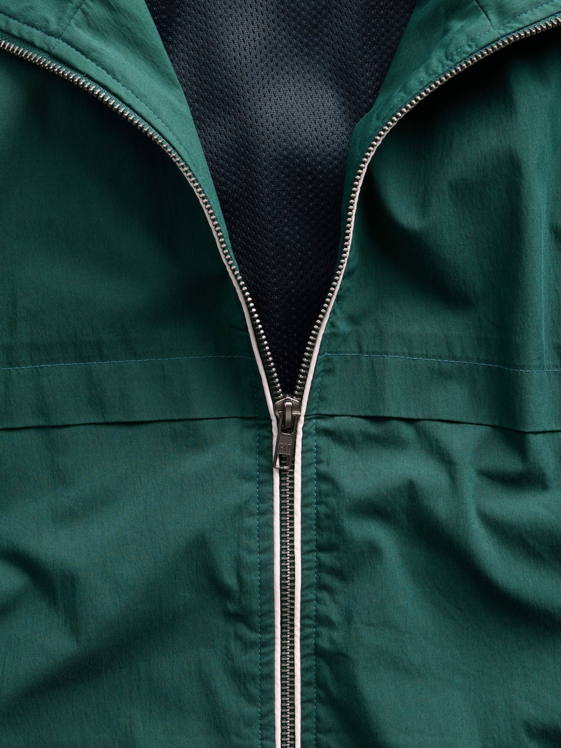 Green Oversized Track Jacket - Image 5 of 5 Green Oversized Track Jacket - Image 5 of 5