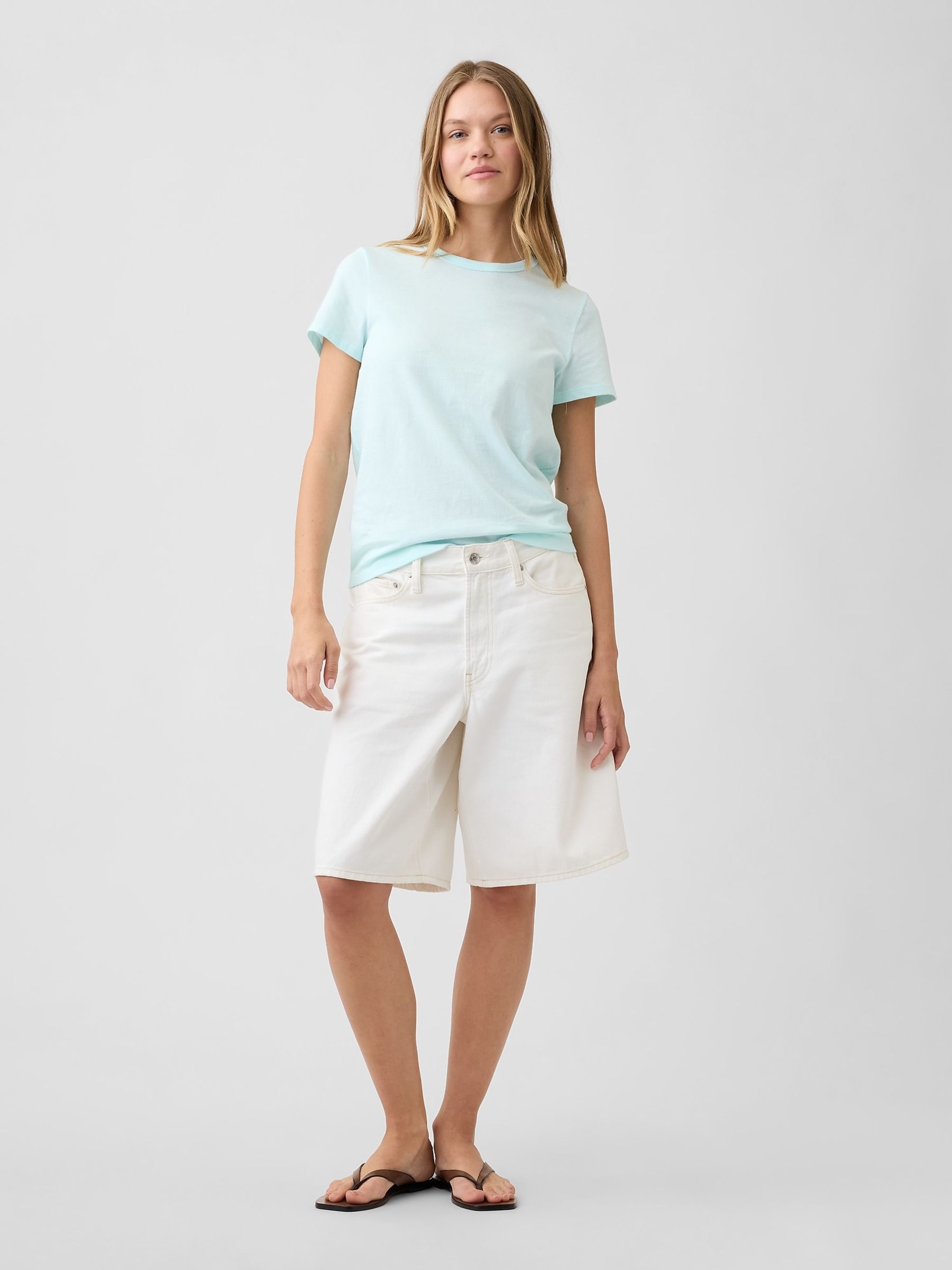 Light Blue Favourite Crew Neck Short Sleeve T-Shirt - Image 3 of 5