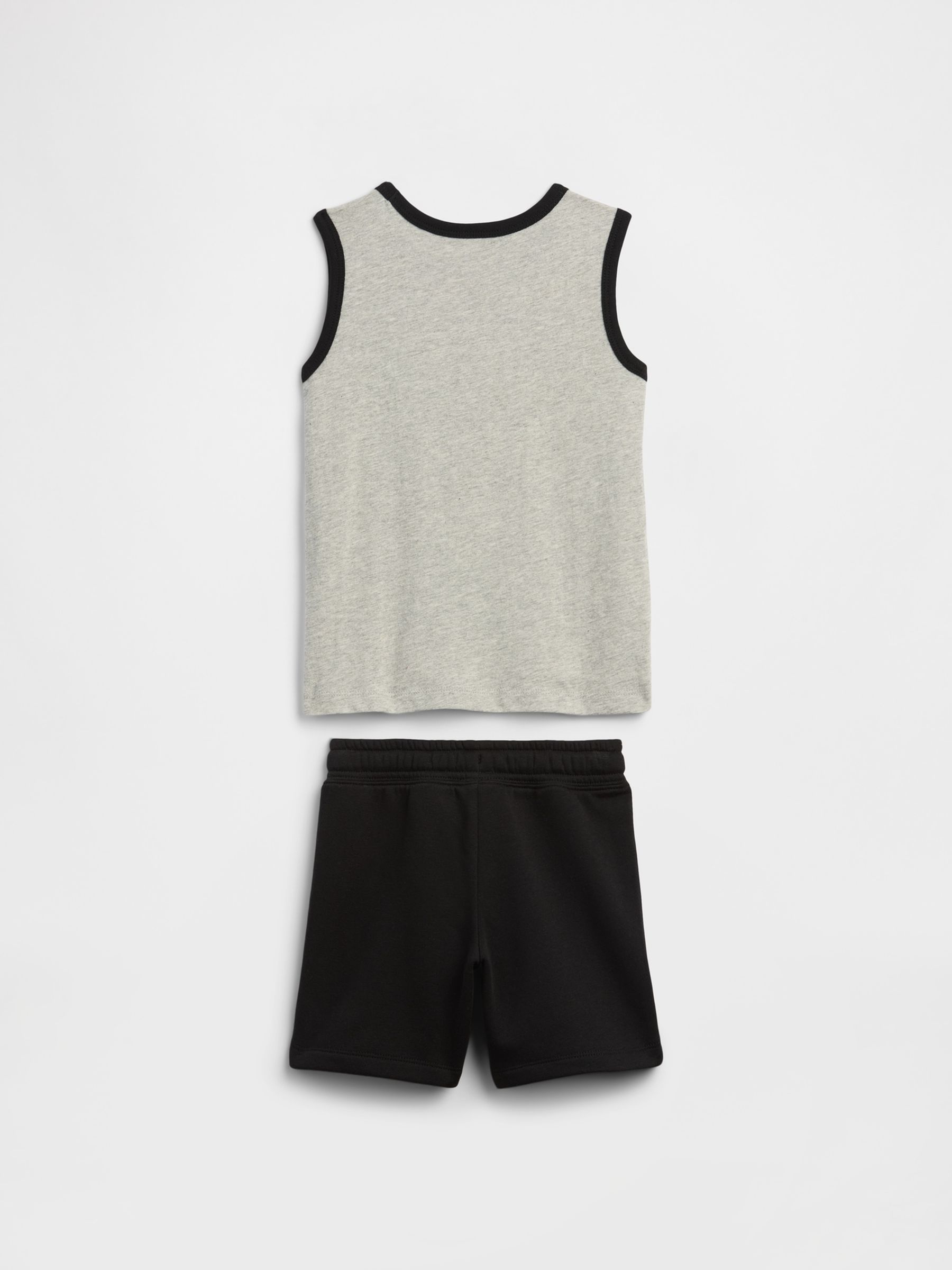 Black Lightning McQueen Two-Piece Tank Top Outfit Set - Image 2 of 3 Black Lightning McQueen Two-Piece Tank Top Outfit Set - Image 2 of 3