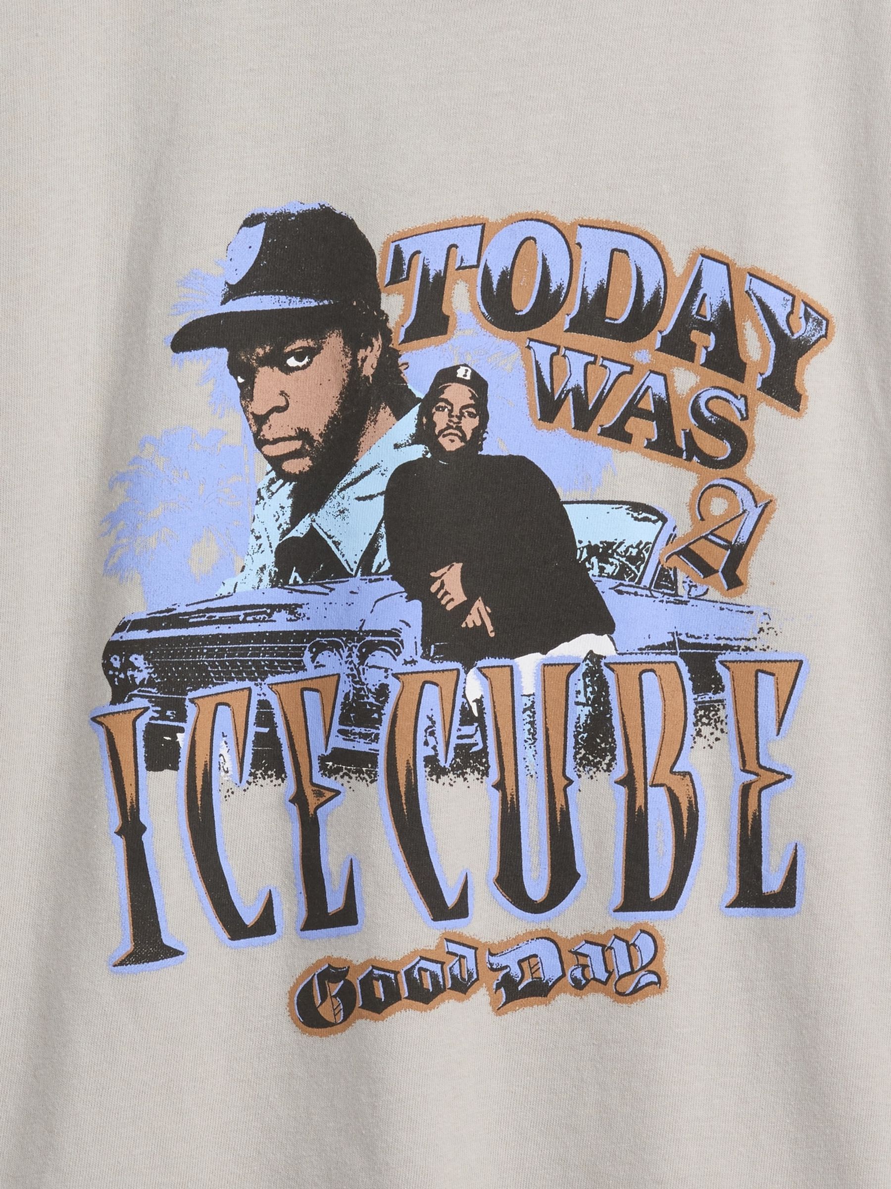 Grey Ice Cube Relaxed Graphic Short Sleeve T-Shirt - Image 3 of 3