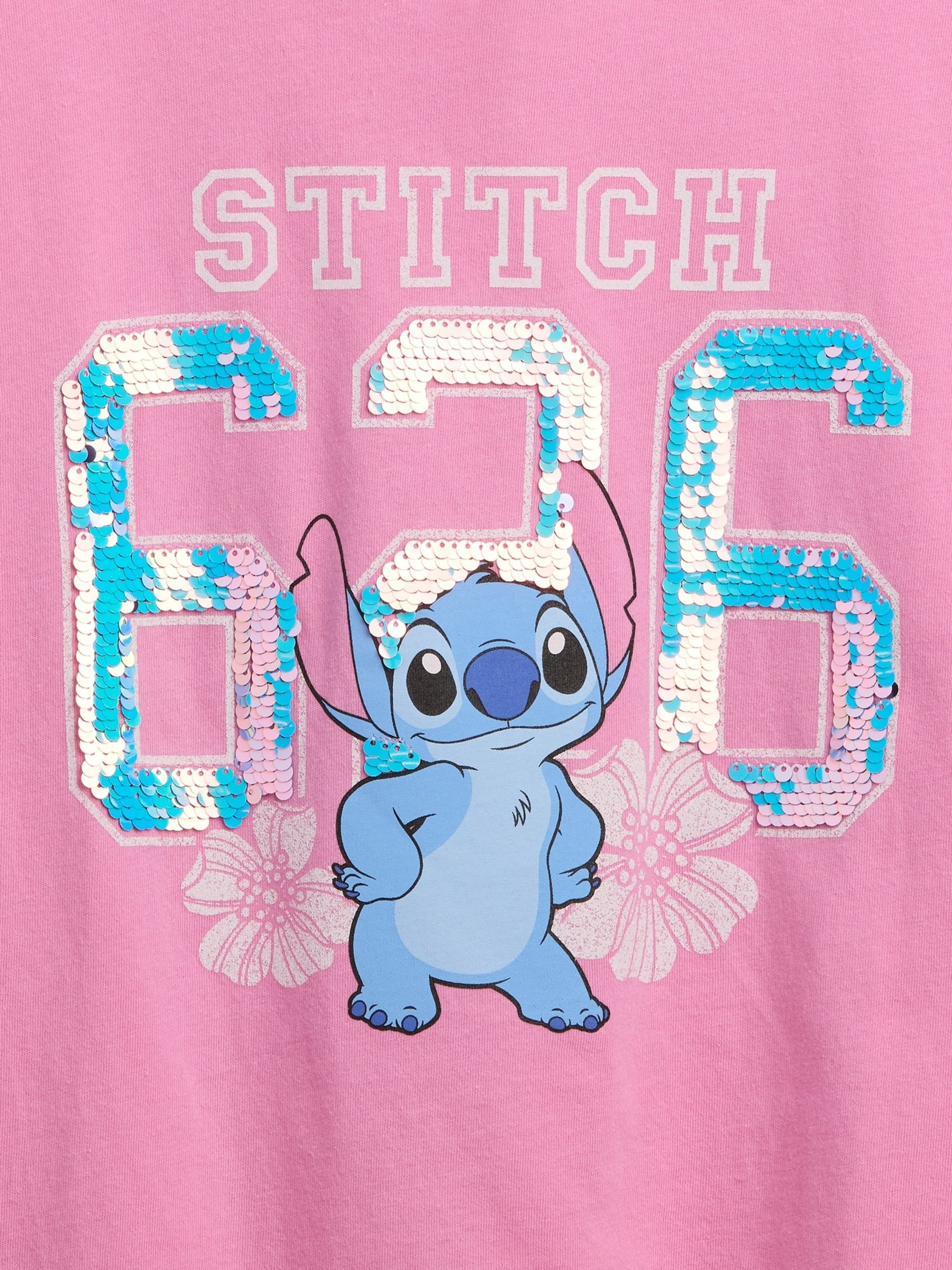 Pink Stitch Relaxed Graphic Short Sleeve T-Shirt - Image 3 of 3 Pink Stitch Relaxed Graphic Short Sleeve T-Shirt - Image 3 of 3