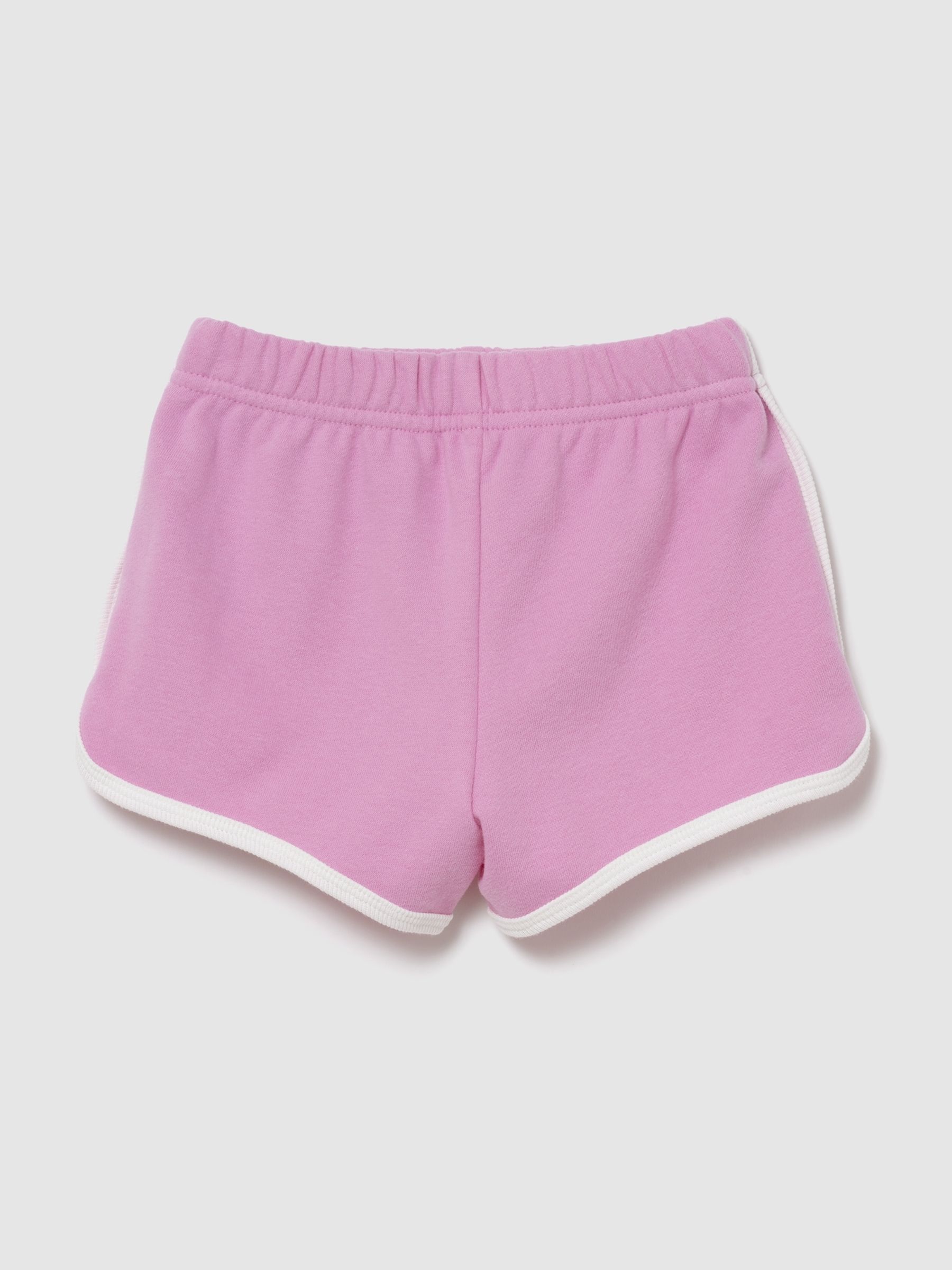 Pink VintageSoft Terry Dolphin Sweat Shorts - Image 2 of 3 Pink VintageSoft Terry Dolphin Sweat Shorts - Image 2 of 3