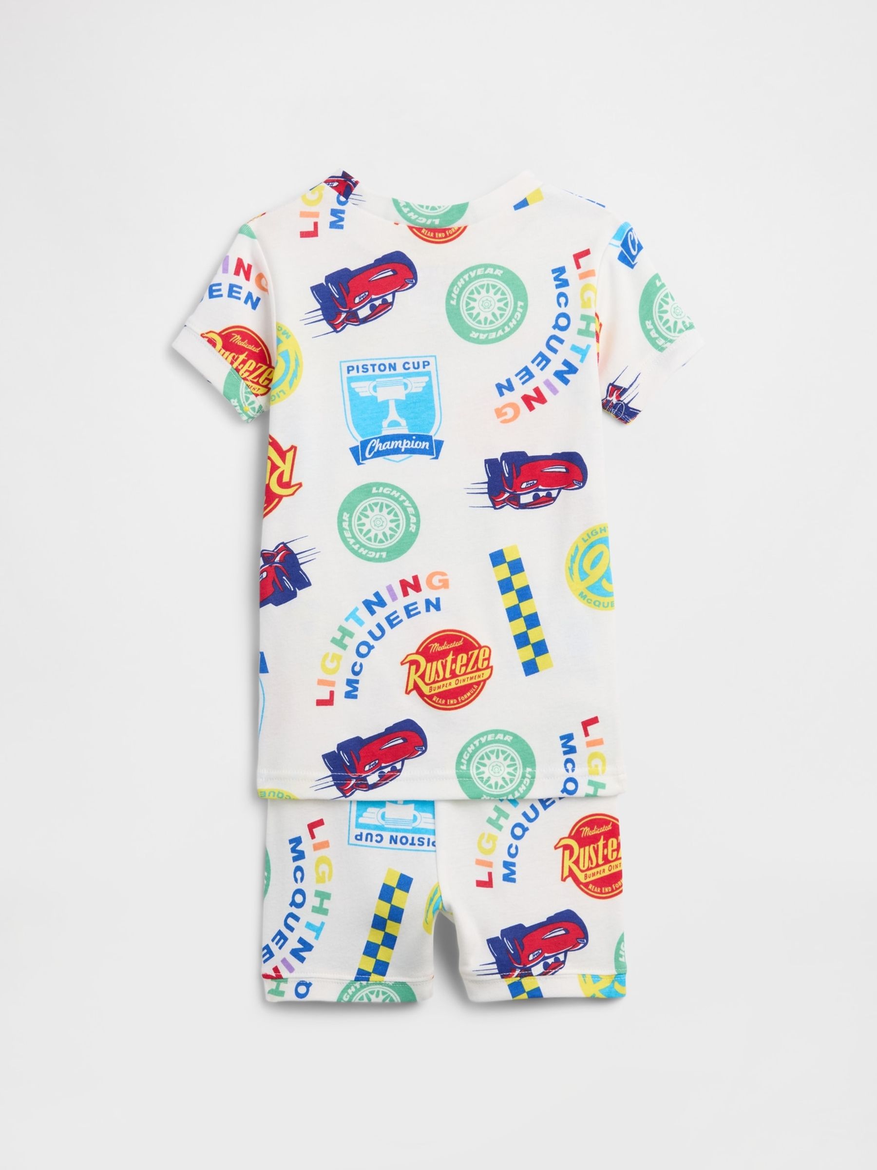White Disney Cars Print Pyjamas Set - Image 2 of 3