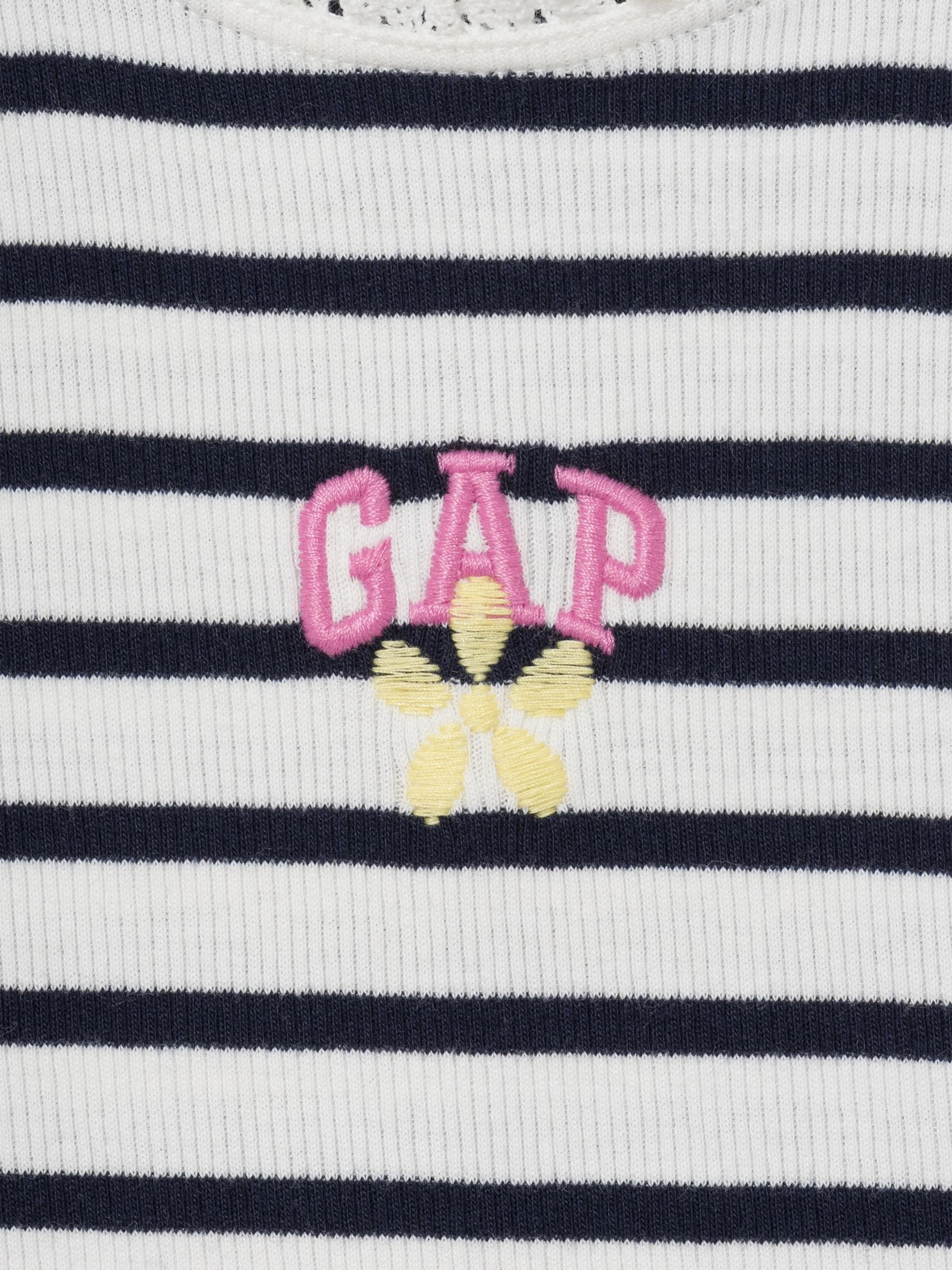 Black Stripe Graphic Logo Rib Vest - Image 3 of 3